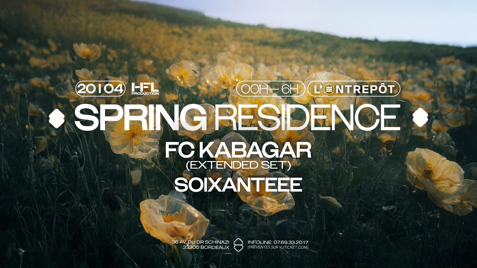 Spring Residence  W/ Fc Kabagar / Soixanteee Cover