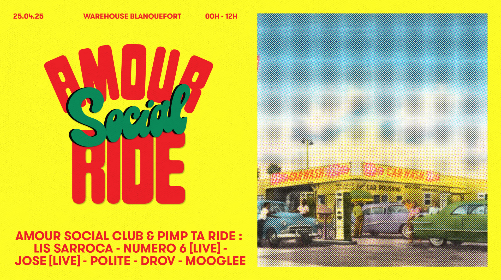 Amour Social Ride • Lis Sarroca, Numéro 6 (Live) & More Cover