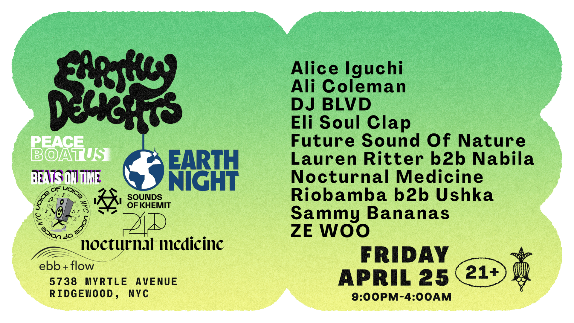 Djs For Climate Action Presents: Earth Night 2025 Cover