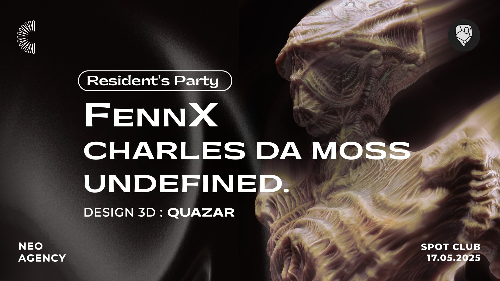 Le Spot  X  Neo Agency : Fennx, Charles Da Moss, Undefined. Cover