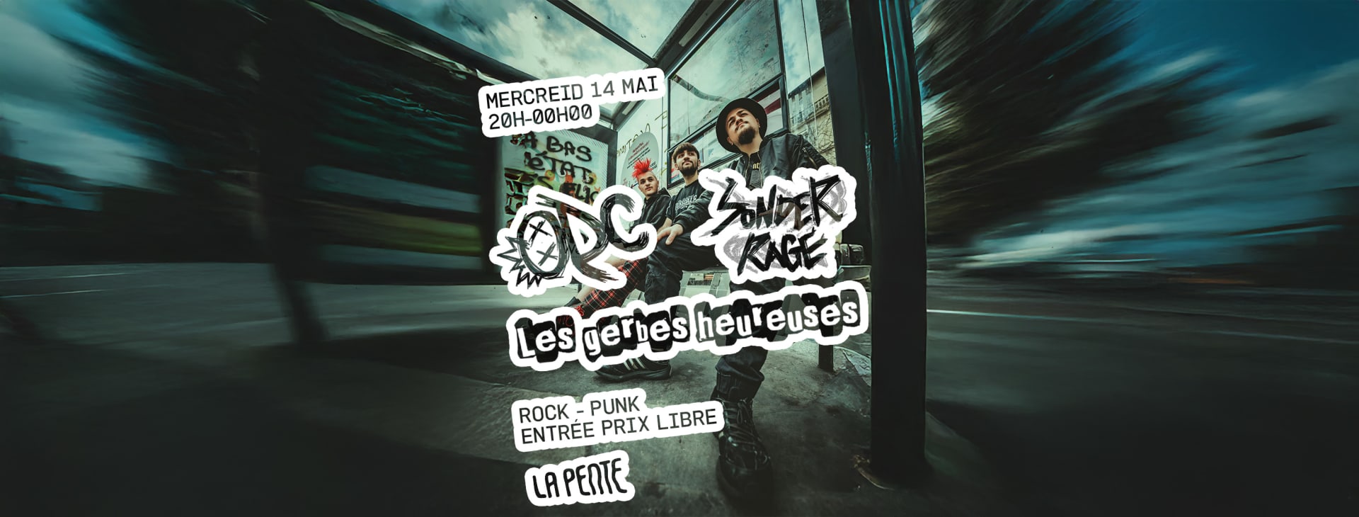 Concert : Odc, Sonder Rage, Les Gerbes Heureuses Cover