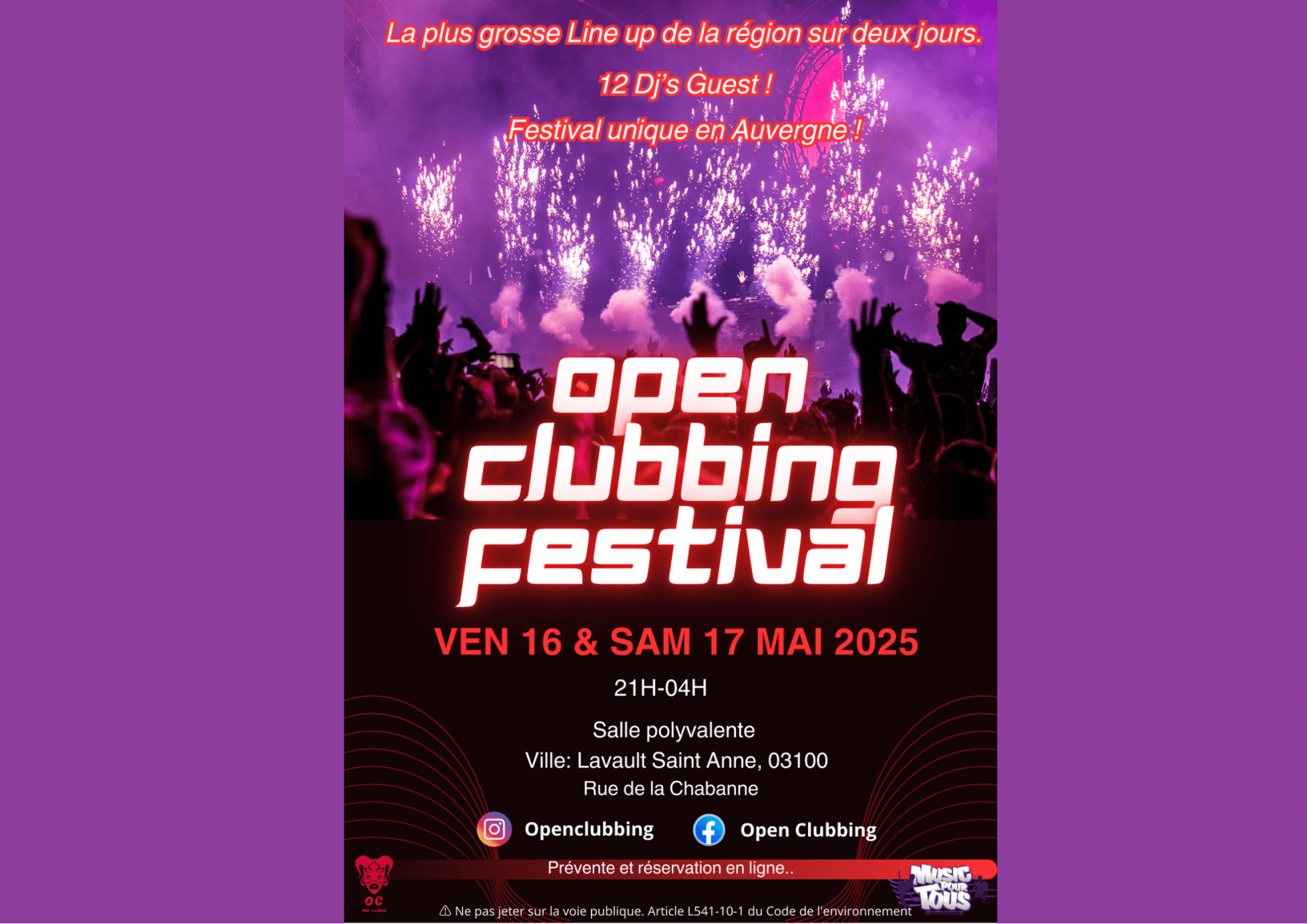 Open Clubbing Festival Cover