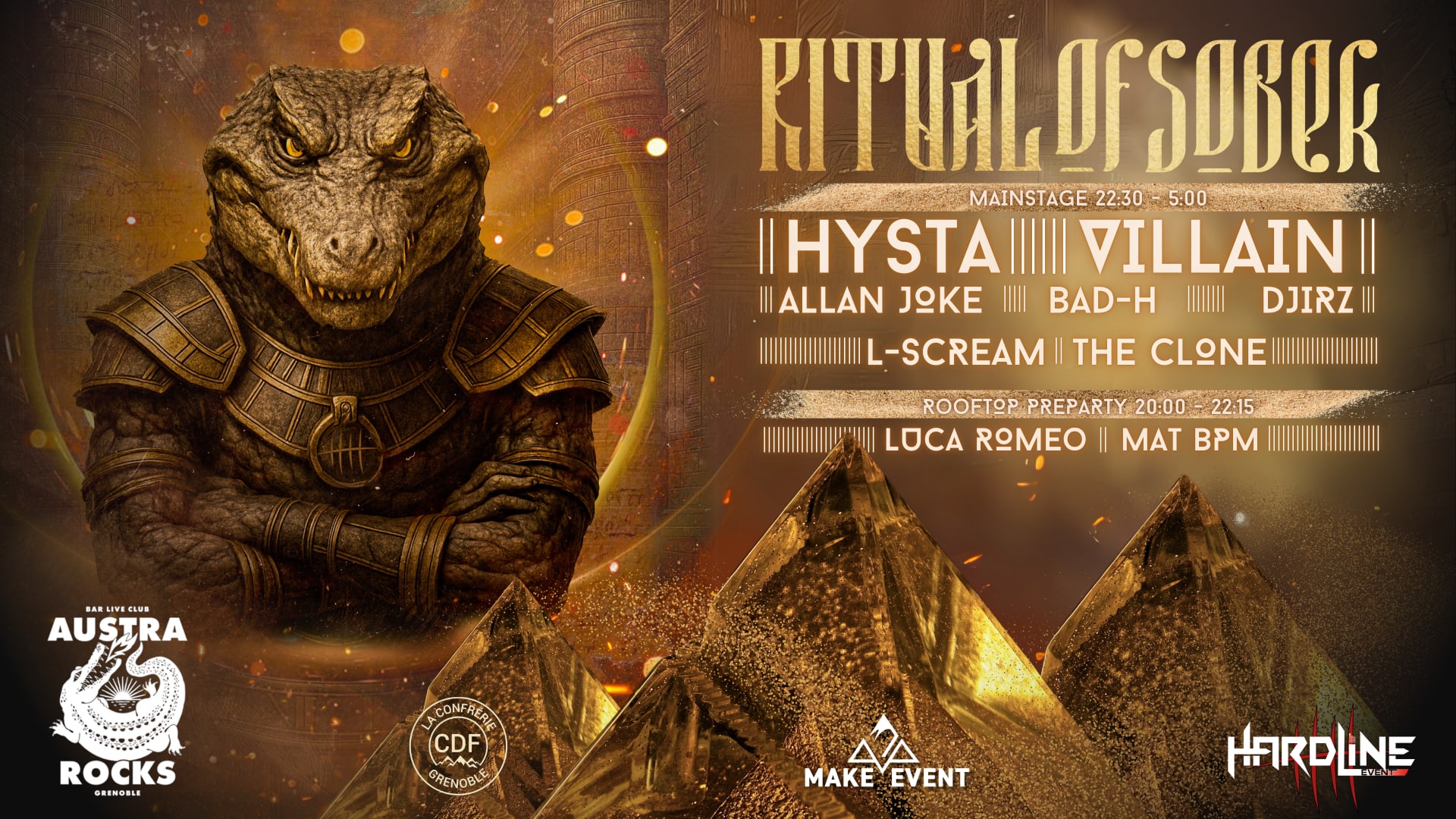 Ritual Of Sobek - Hysta X Villain - By Hardline X Cdf Cover