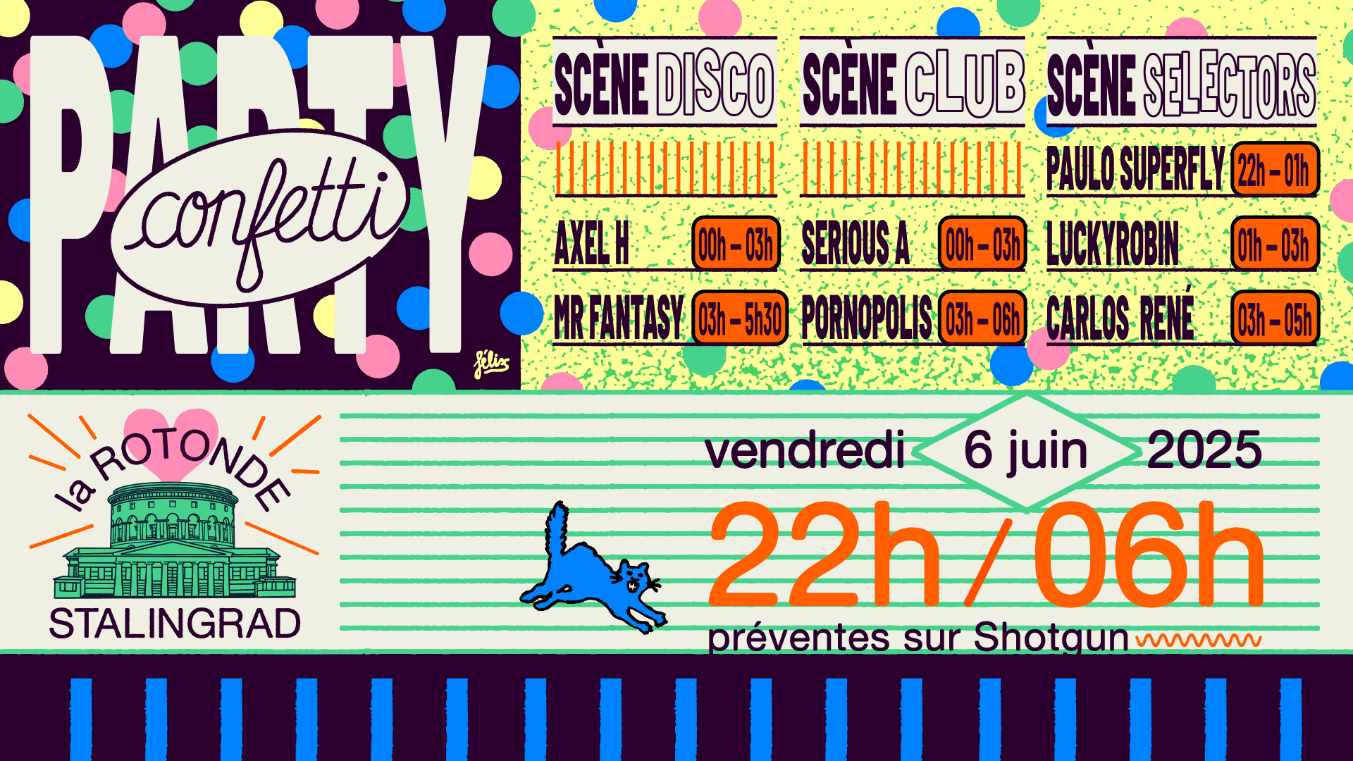 Confetti Party · Rotonde Xxl · 3 Scènes Cover