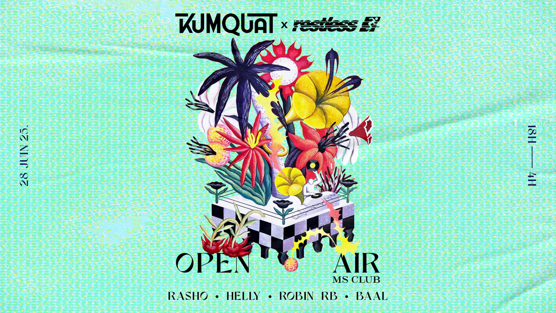 Kumquat X Restless•Open-Air W/Rasho, Helly, Robin Rb, Baal Cover