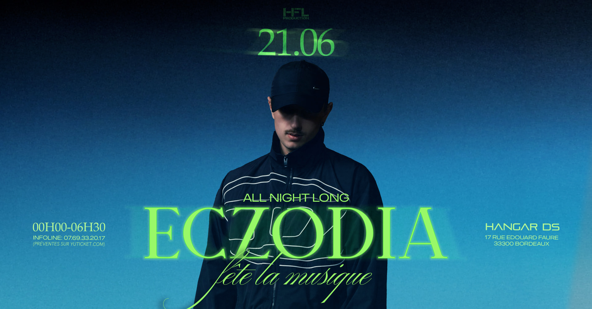 Eczodia Fête La Musique  W/ Eczodia (All Night Long) Cover