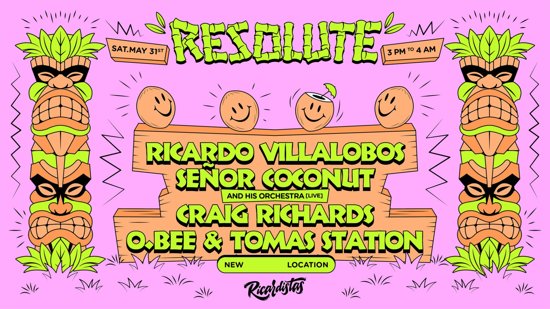 Resolute: Ricardo Villalobos, Señor Coconut, Craig Richards+ Cover