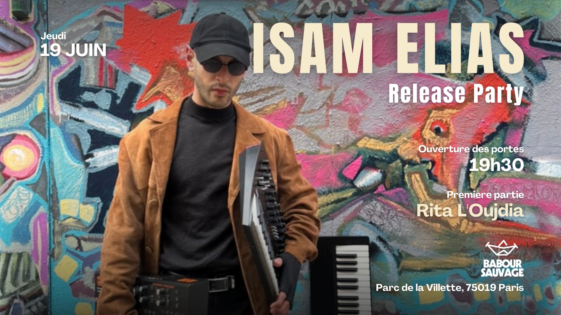 Release Party : Isam Elias Cover