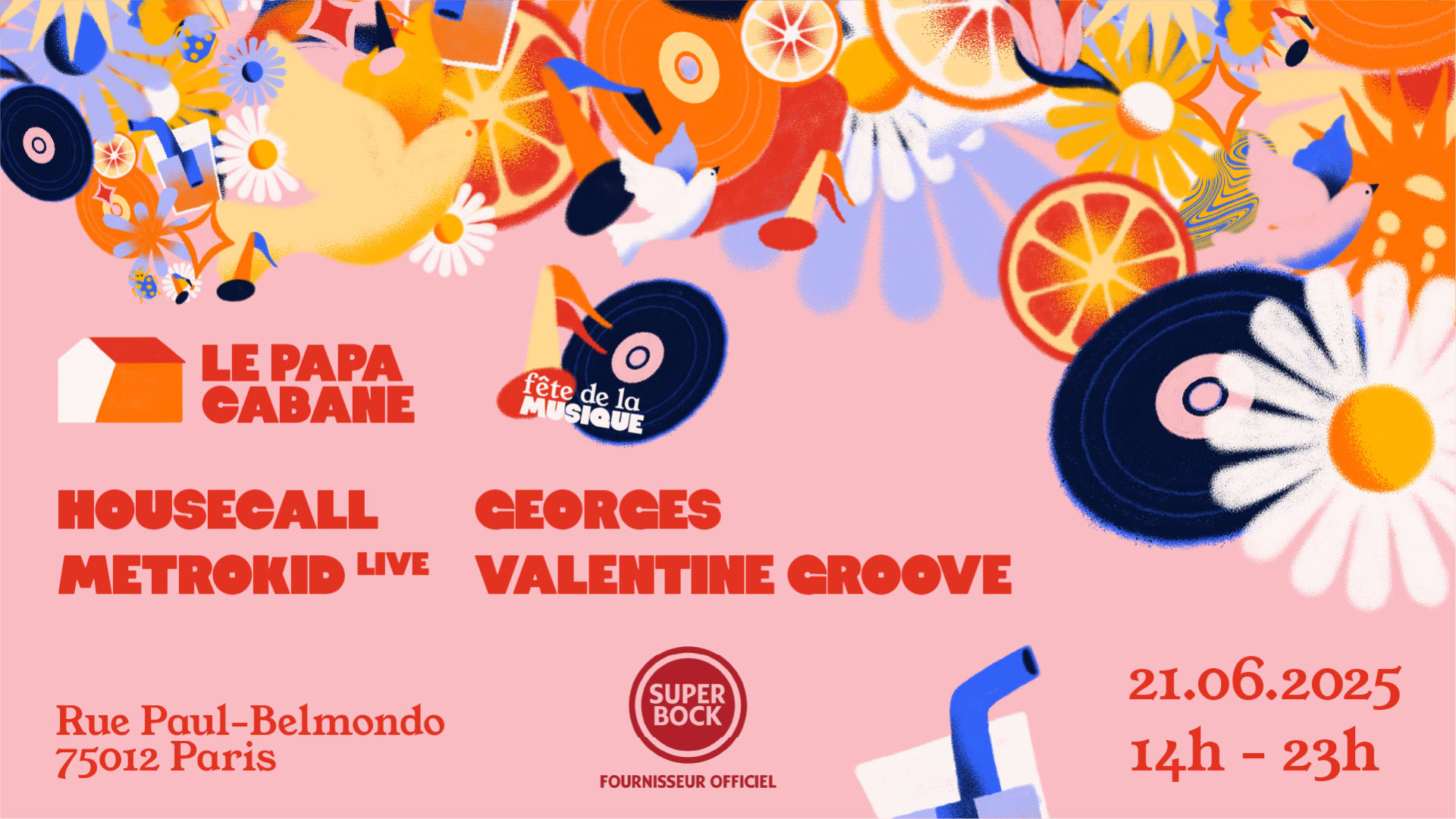 (Gratuit) Fête De La Musique: Metrokid Live, Housecall, More Cover