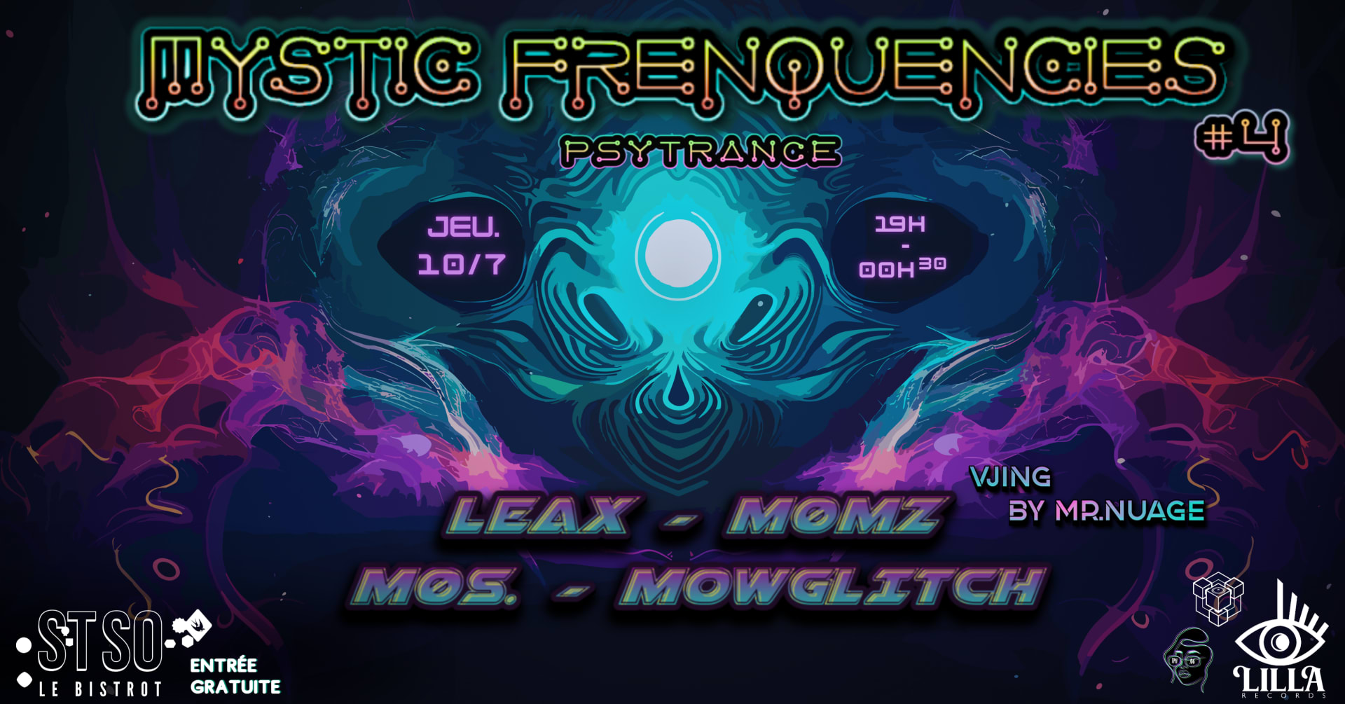 Lilla Records — Mystic Frequencies #4 Cover