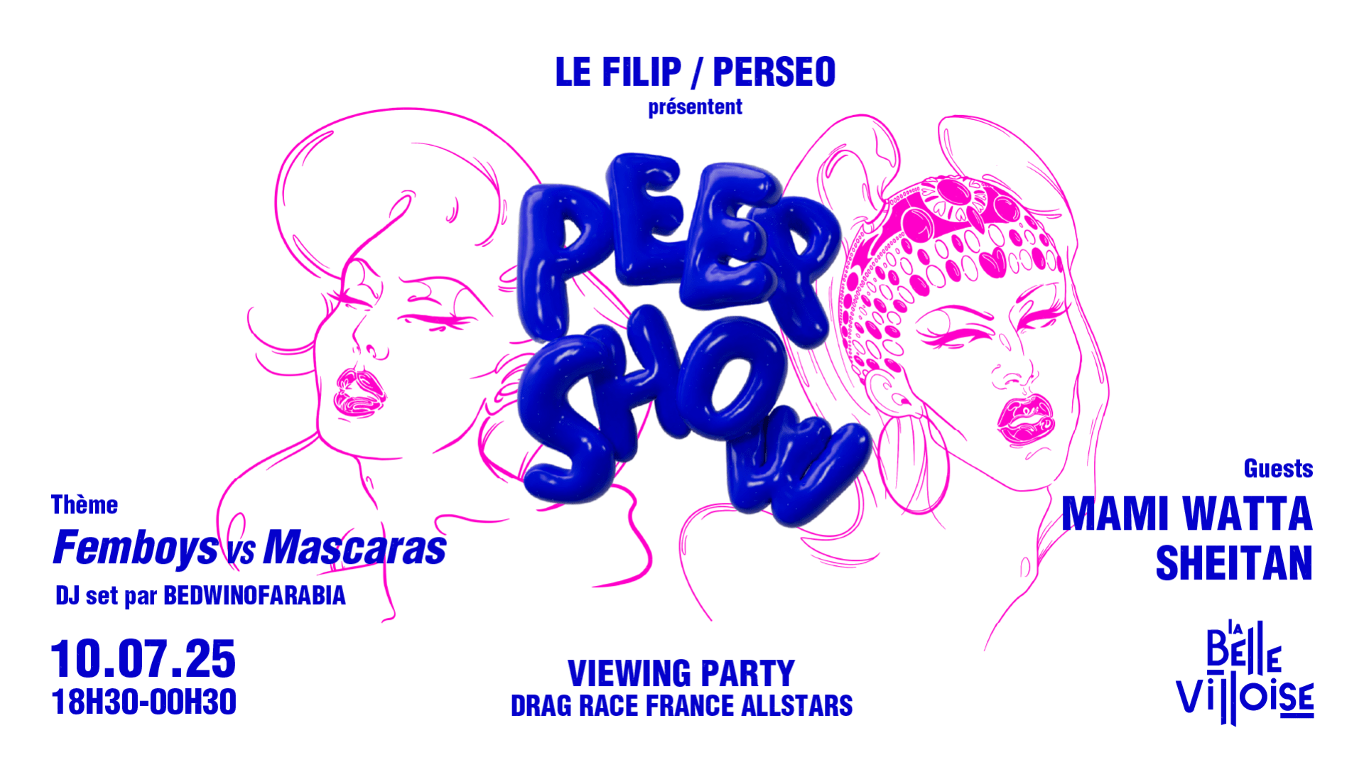 Peep Show | Viewing Party Drag Race France All Stars Ep. 1 Cover