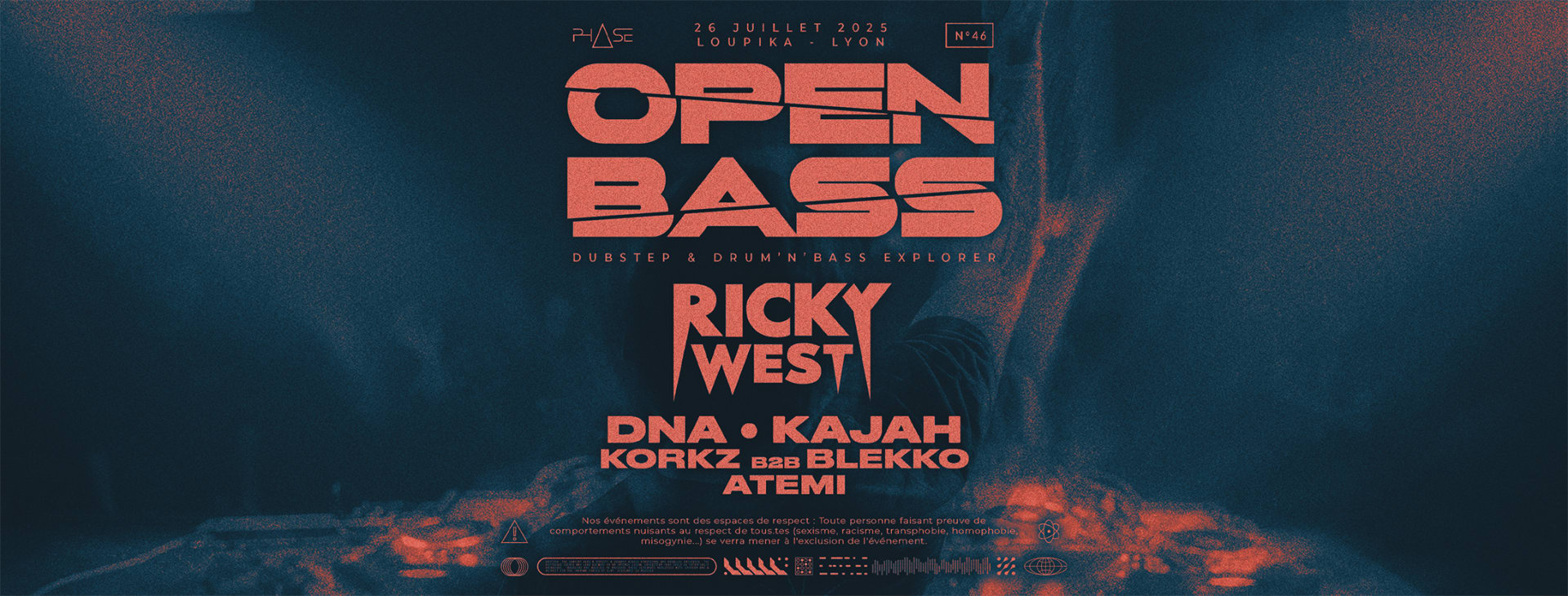 Open Bass #47 W/ Ricky West, Dna, Kajah & More Cover