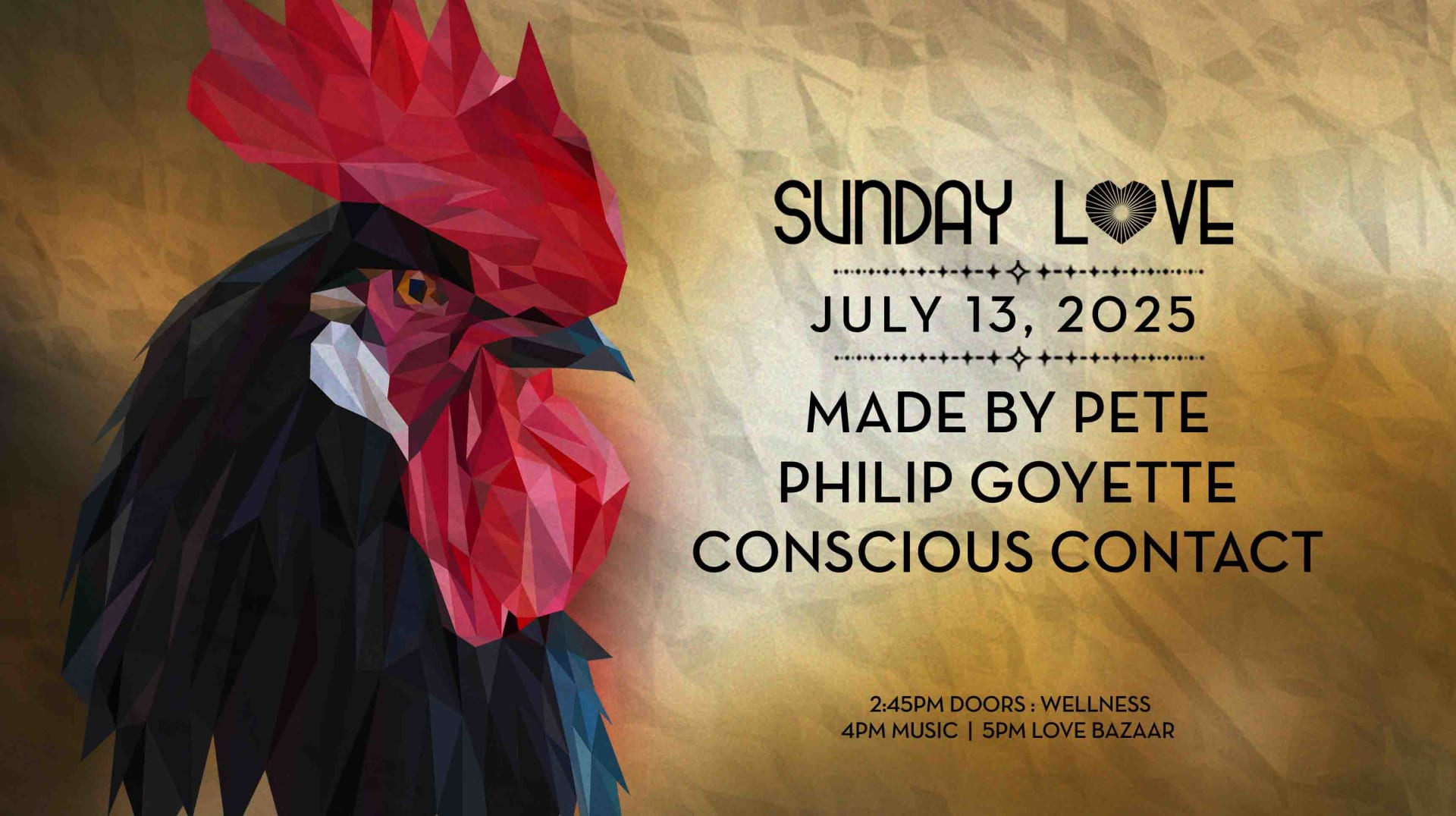 Sunday Love: Made By Pete- Philip Goyette- Conscious Contact Cover