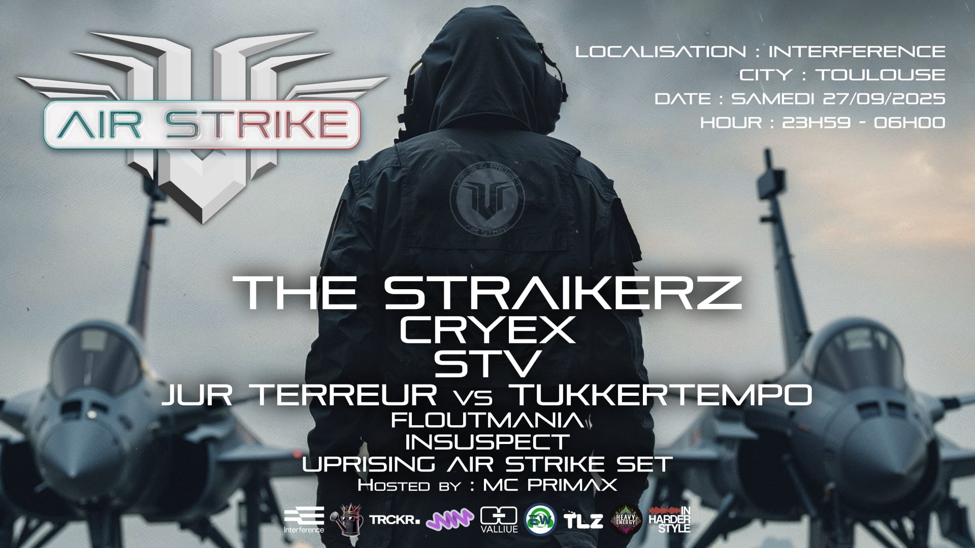 Air Strike - Interference : The Straikerz, Stv, Cryex Cover