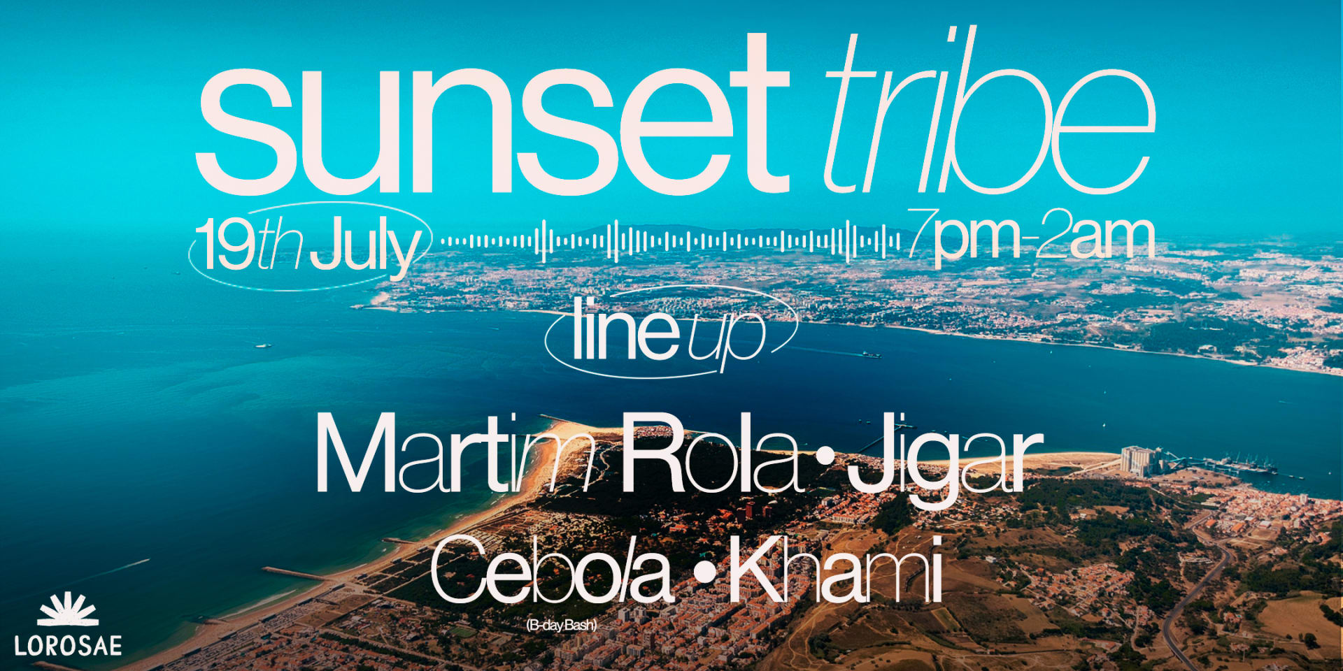 Sunset Tribe With Special Guest At The Beach Cover