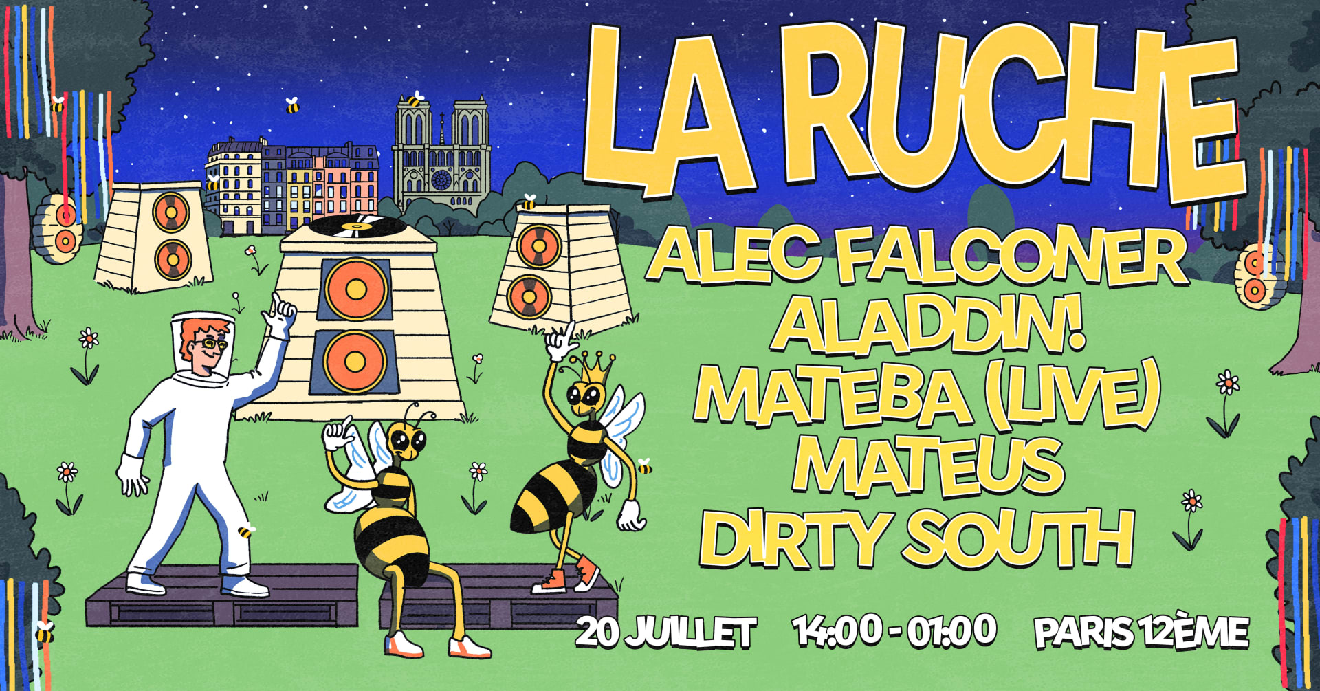La Ruche: Open Air - 14h 01h - W/ Alec Falconer, Aladdin!.. Cover