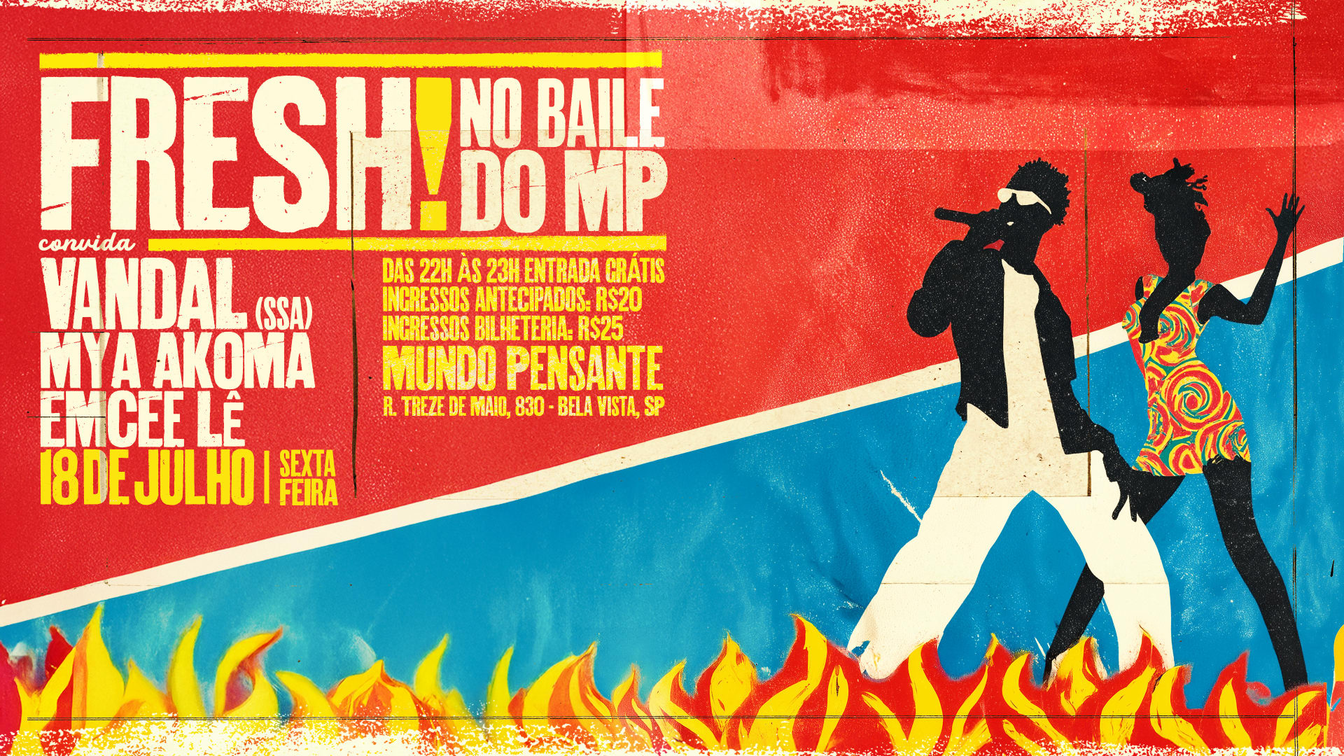 18/7 - Fresh No Baile Do Mp Convida No Mundo Pensante Cover