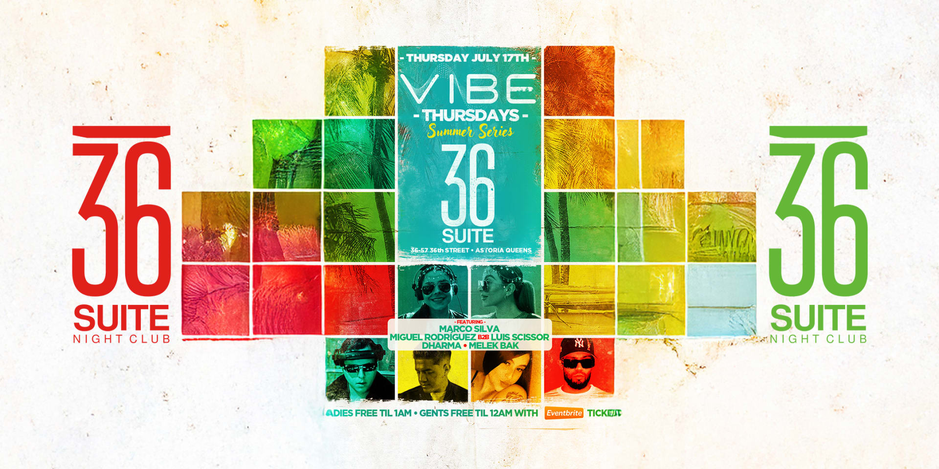 Vibe Thursdays 7.17 @ Suite 36 Cover