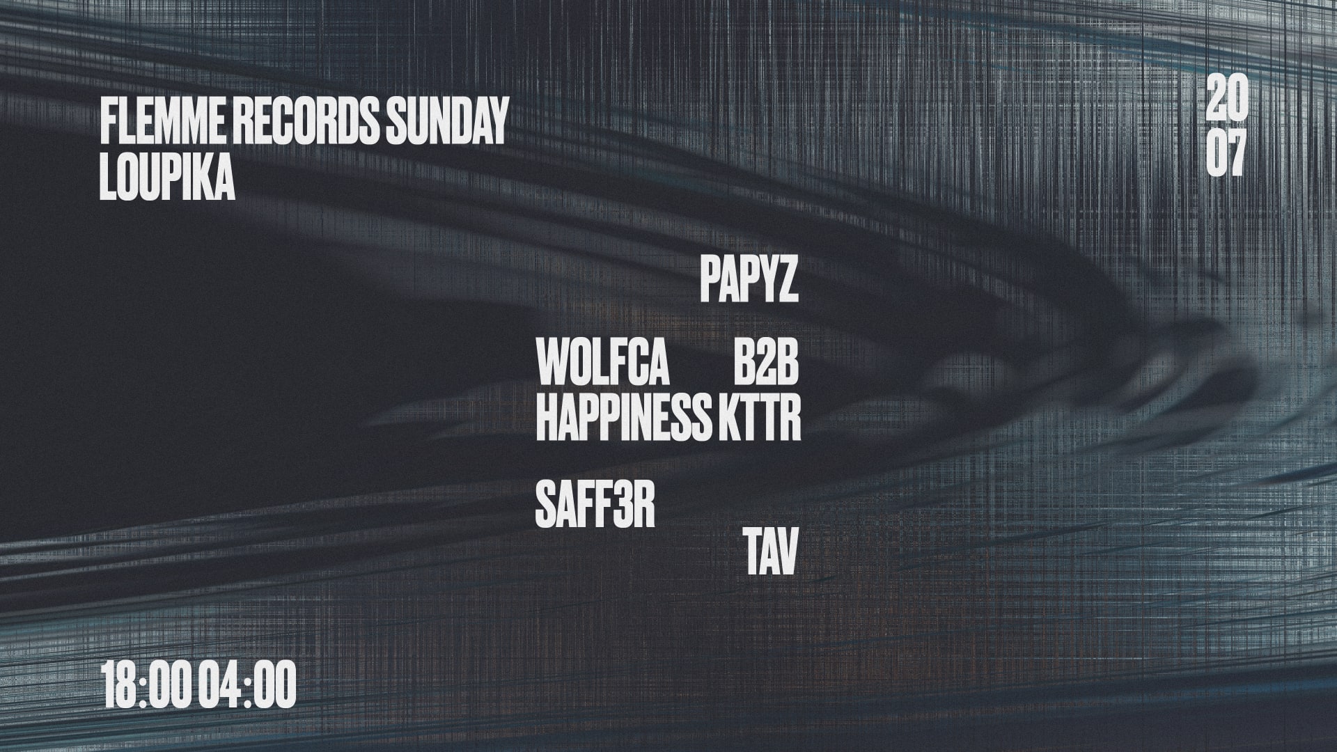 Loupika X Flemme Records Sunday Cover