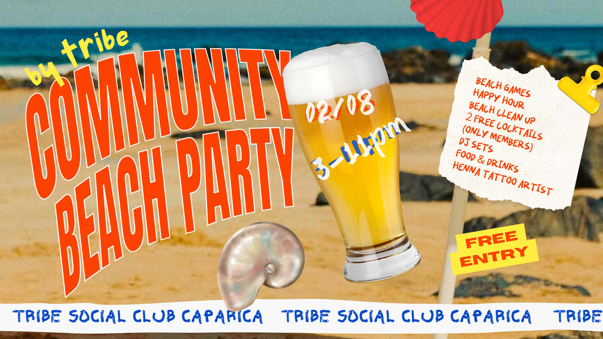 Community Beach Party Cover
