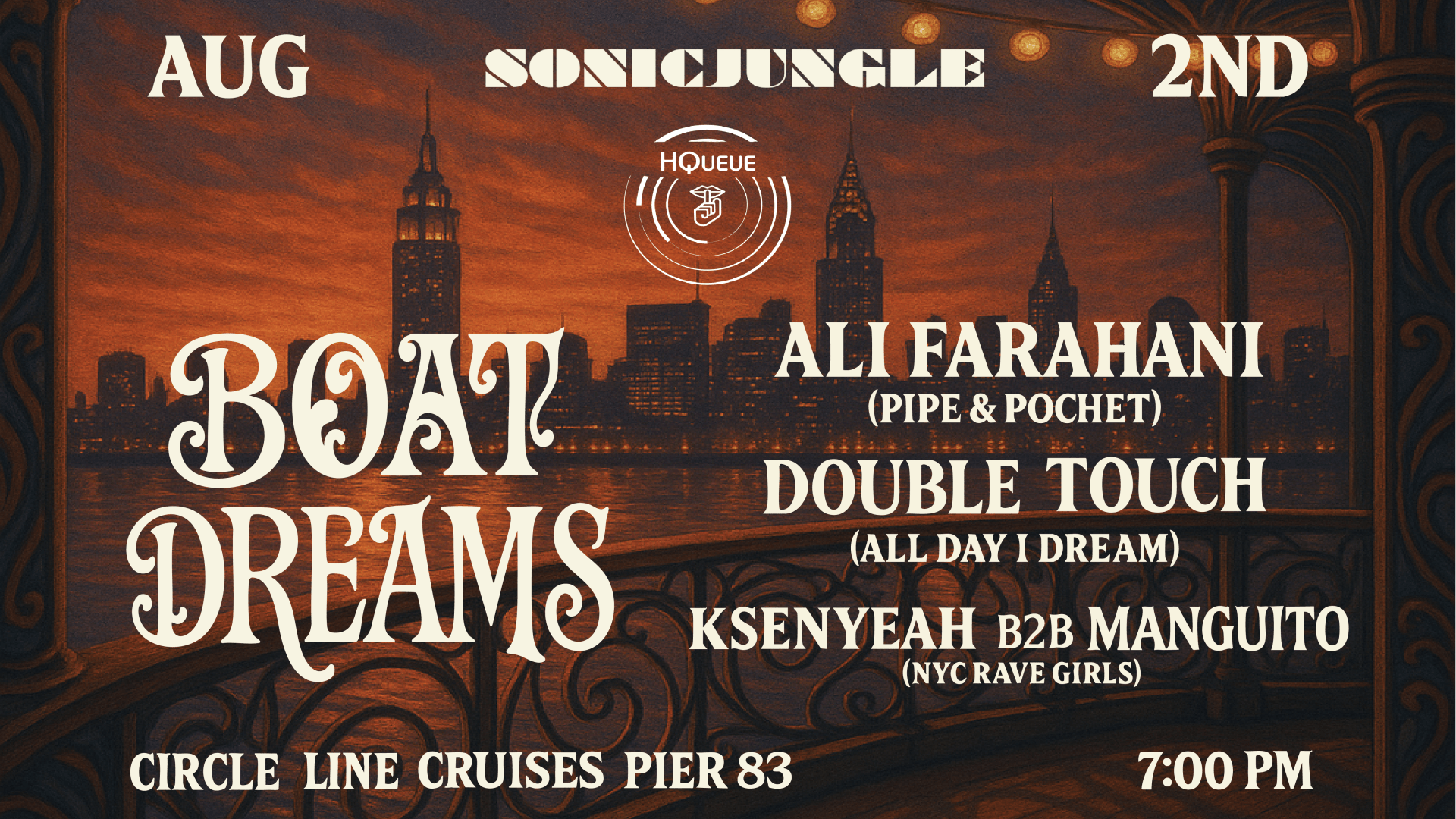 Hqueue X Sonic Jungle Present: Boat Dreams Cover
