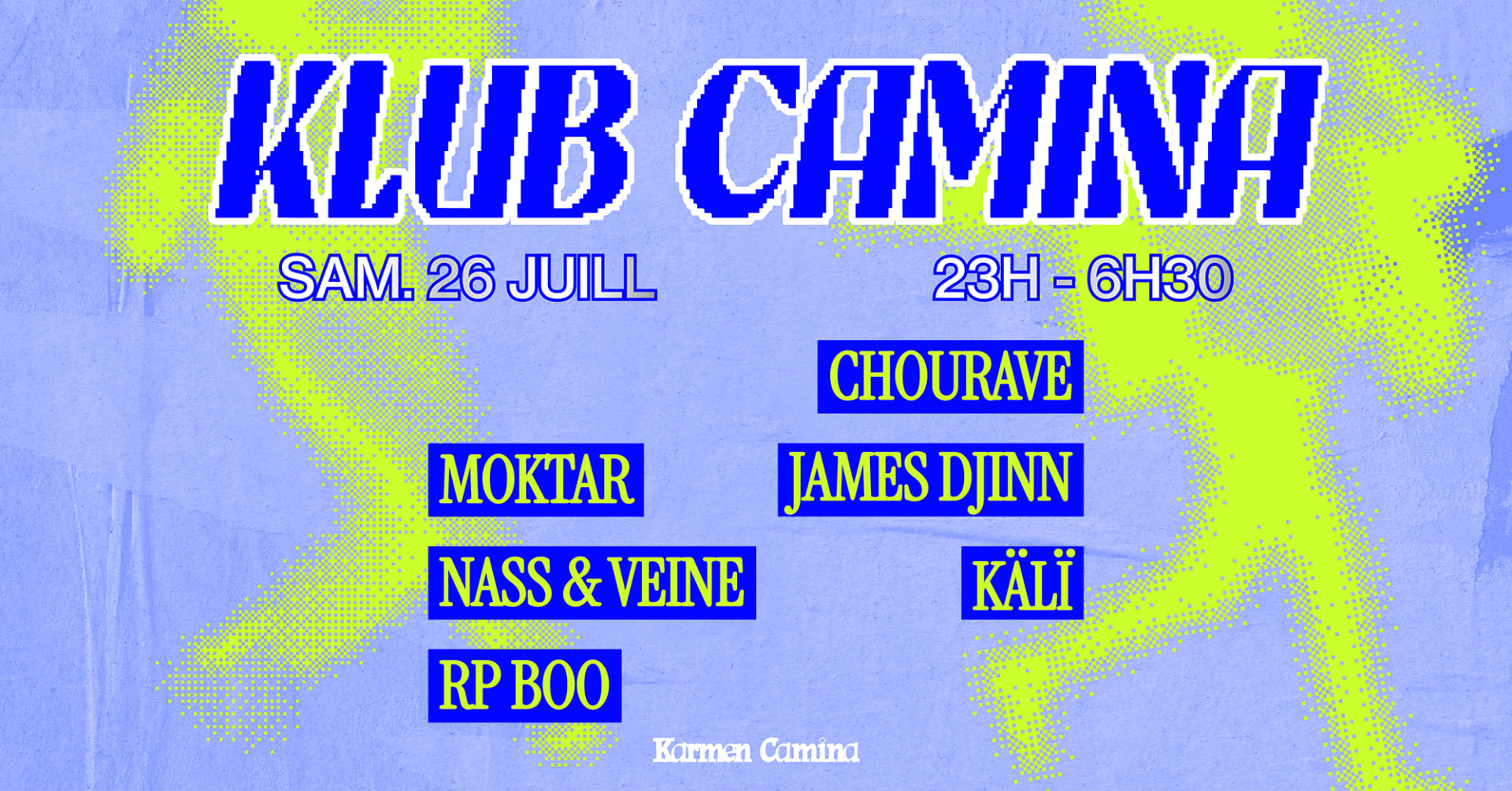 Klub Camina [Rp Boo, Moktar, James Djinn, Kälï, Nass & +] Cover