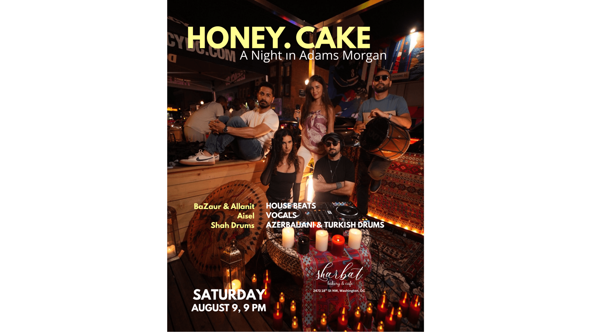 Honey Cake: A Night In Adams Morgan, DC Cover
