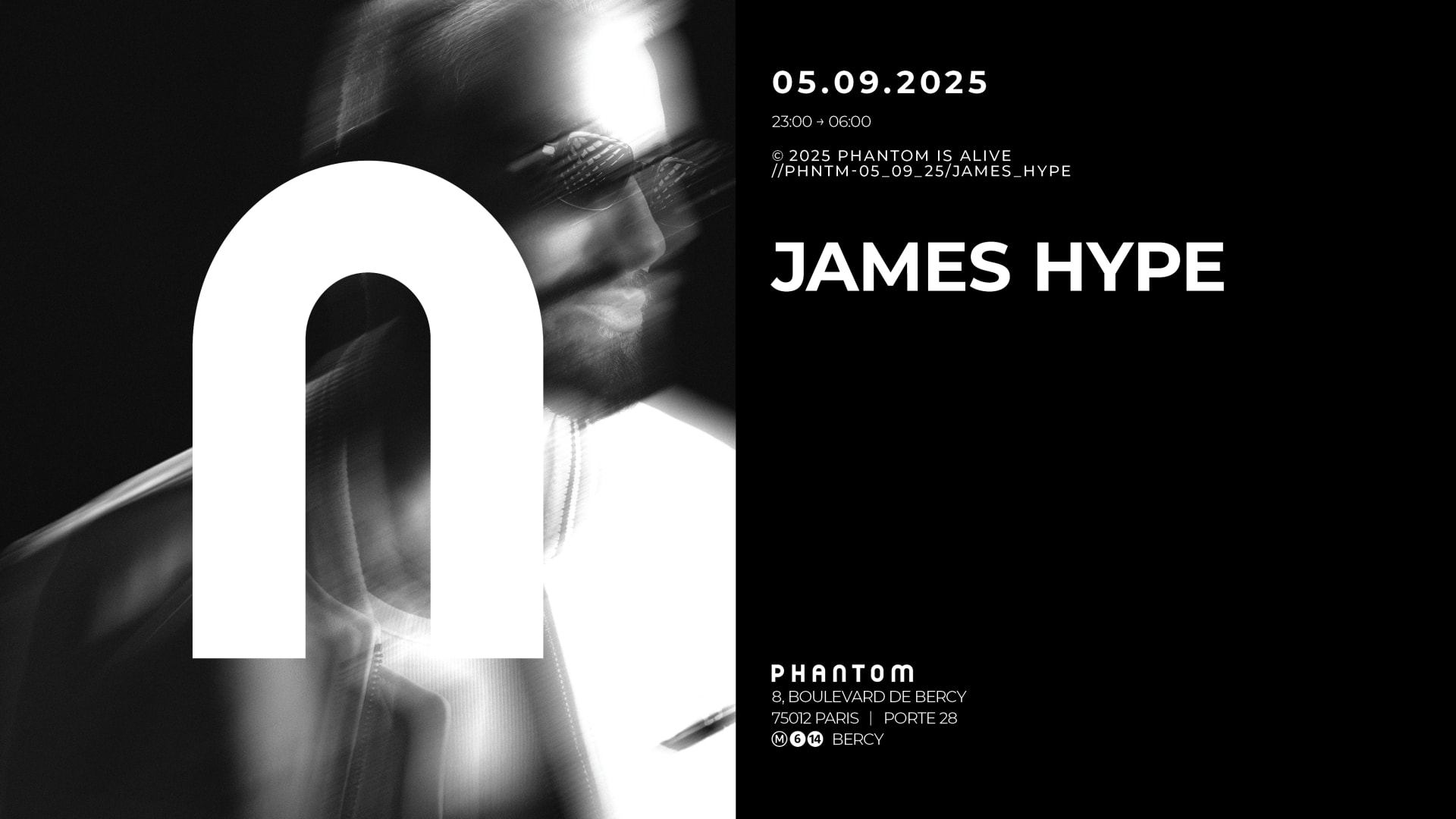 Phantom : James Hype Cover