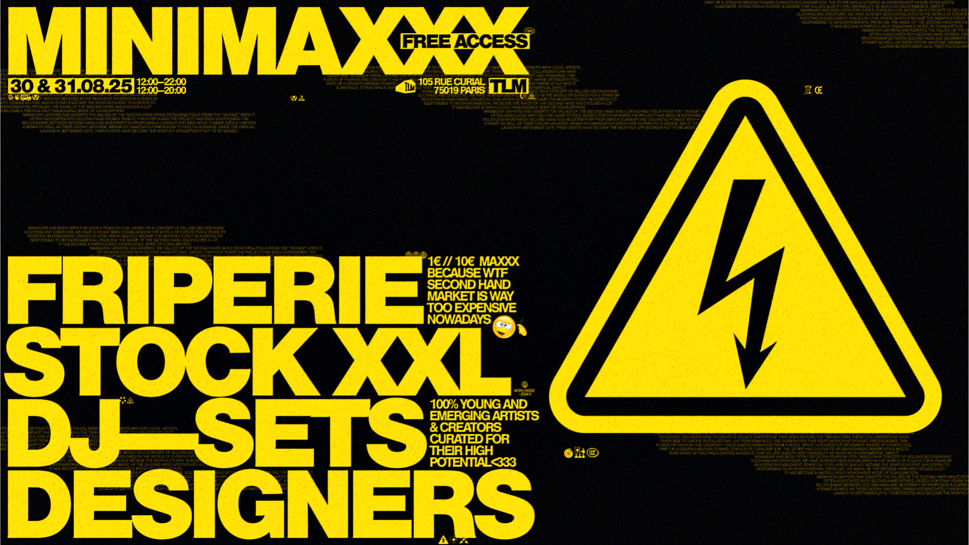 [Paris] Friperie + Dj-Sets + Designers — Free Access Cover