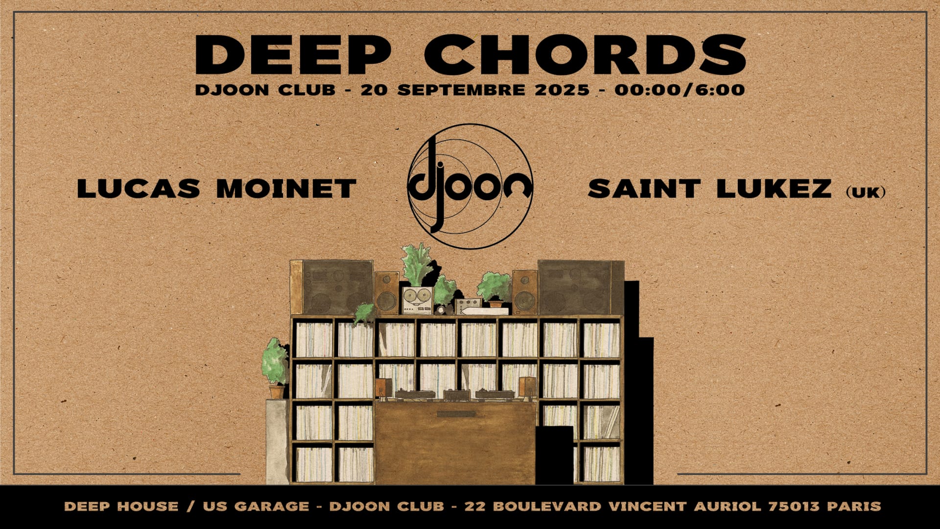 Deep Chords : Lucas Moinet Invite Saint Lukez Cover