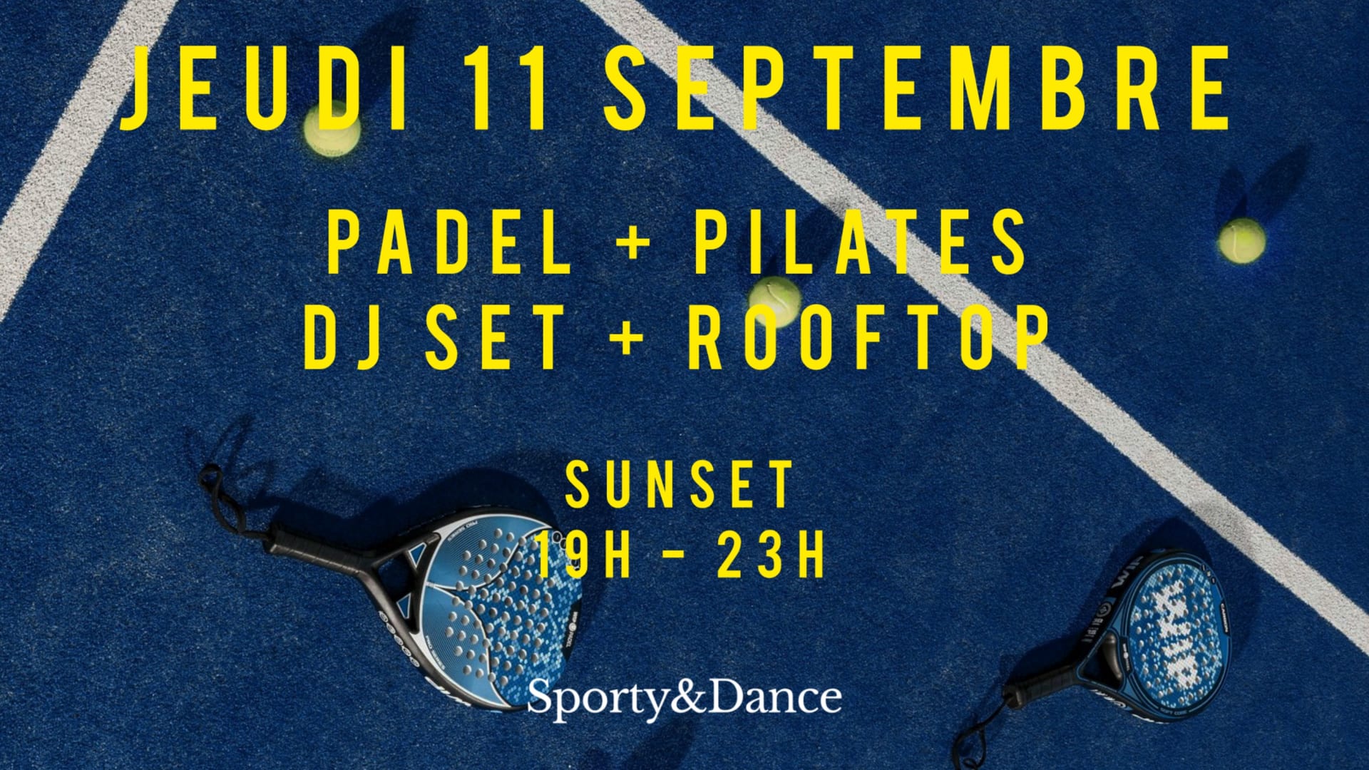 Sporty & Dance X Padel Ultra X Polygone Rooftop - 11.09.25 - Cover