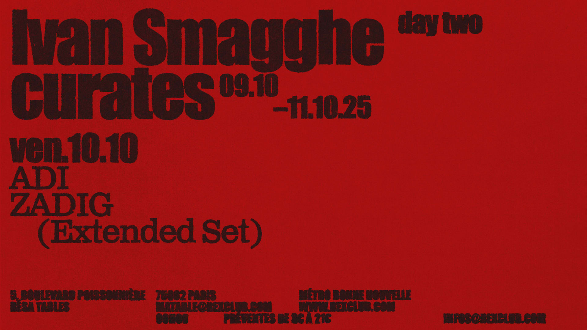 Ivan Smagghe Curates: Adi, Zadig (Extended Set) Cover
