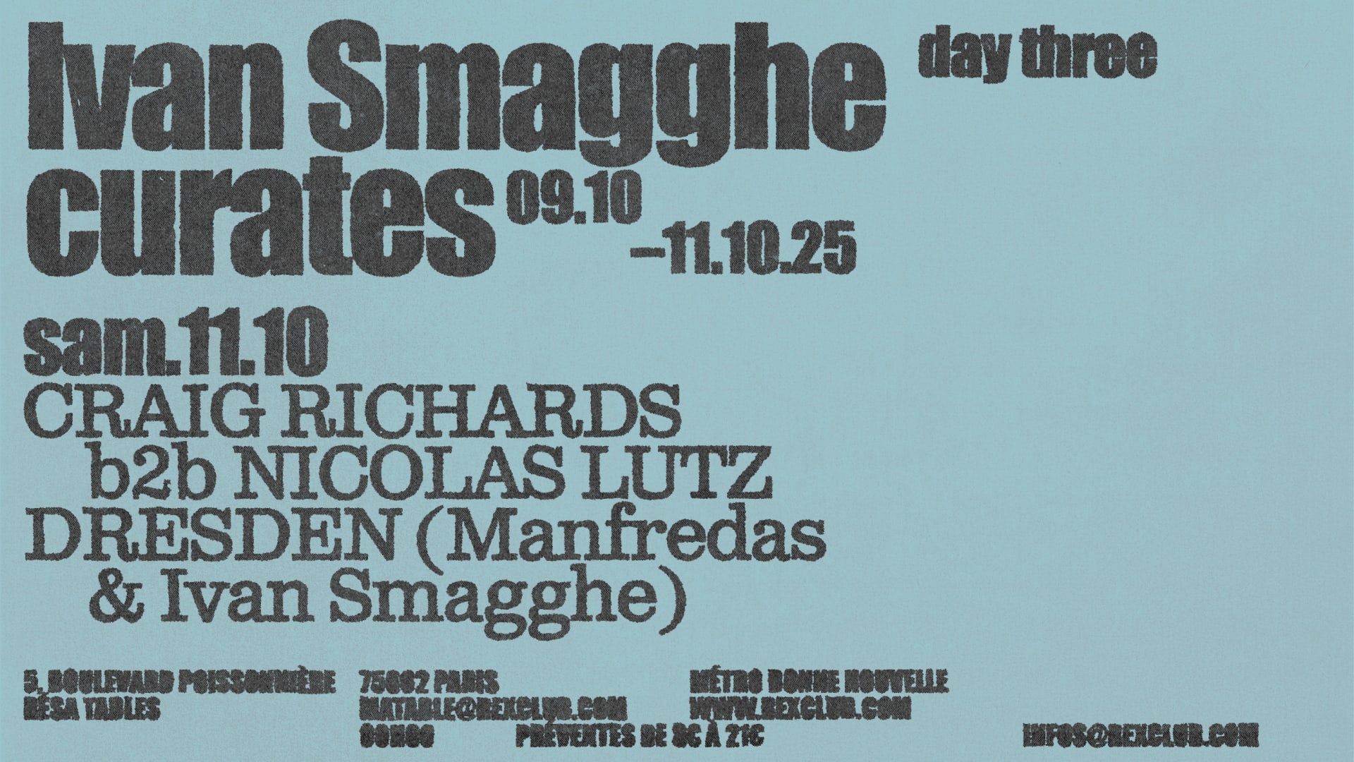 Ivan Smagghe Curates Craig Richards B2b Nicolas Lutz Dresden Cover