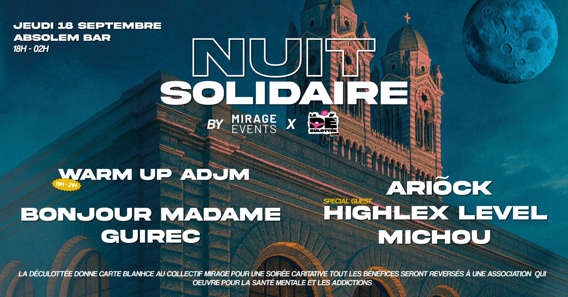 Nuit Solidaire By La Déculottée X Mirage Cover