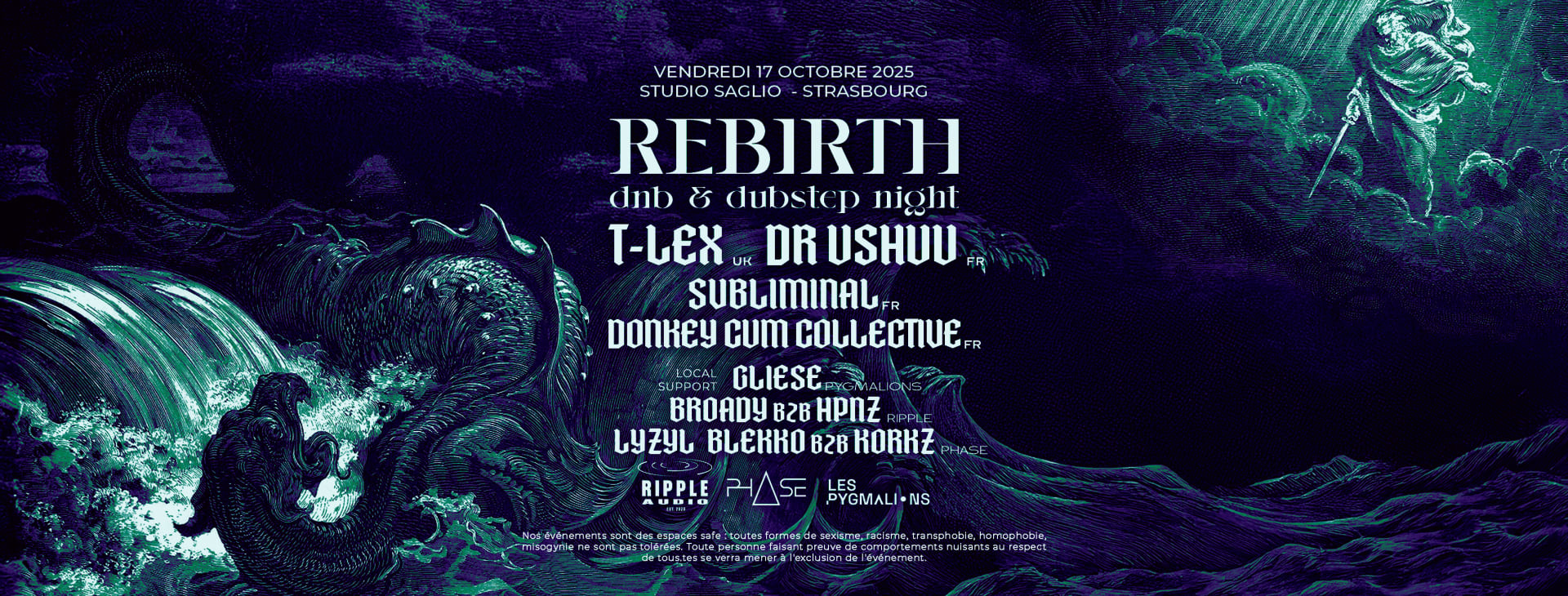 Rebirth #4 [Dnb & Dubstep Night] Cover