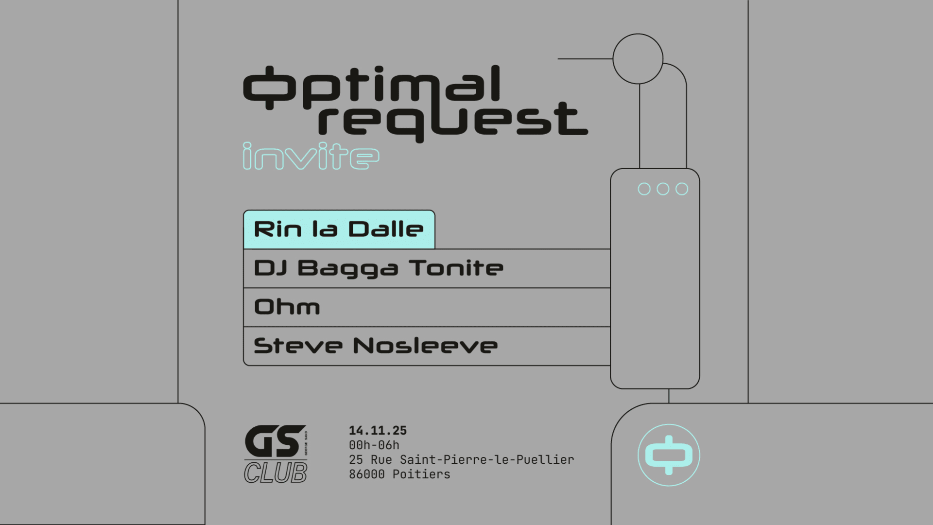 Optimal Request Invite Rin La Dalle Cover