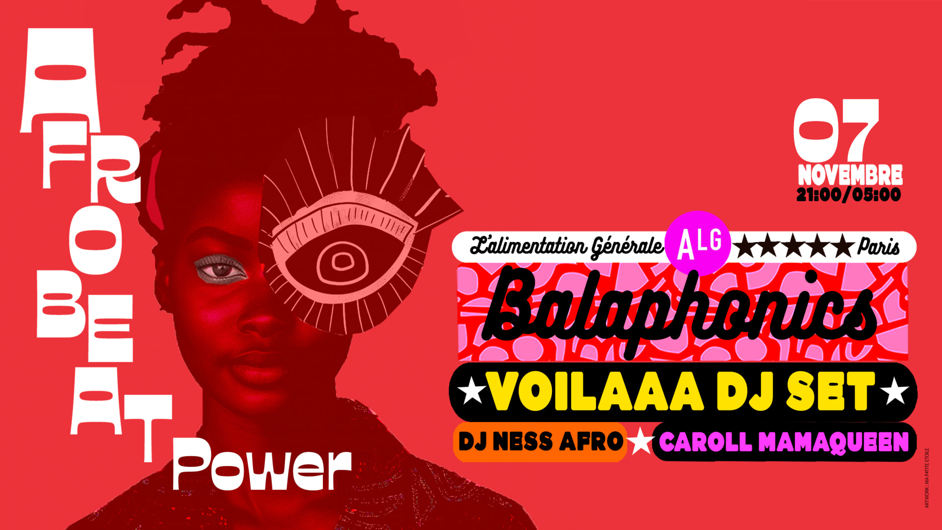 Afrobeat Power Avec Balaphonics + Dj Sets Cover