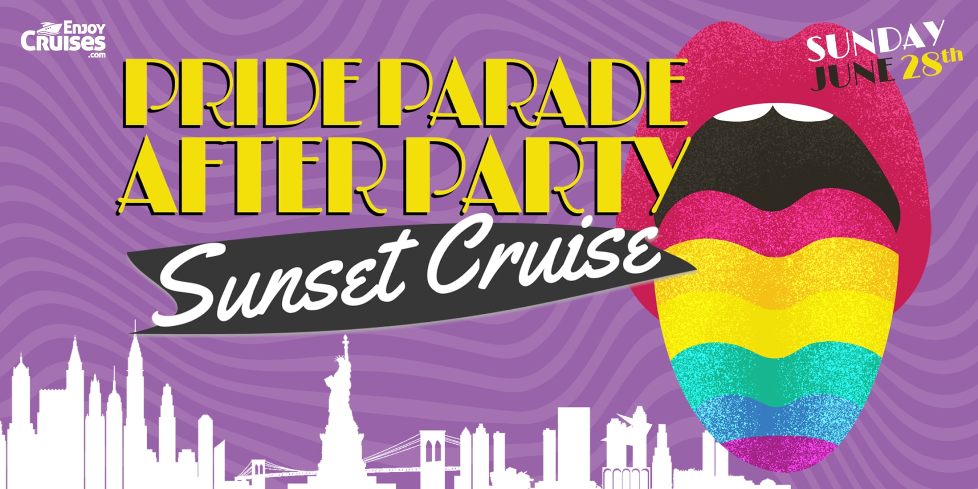 Pride Parade Sunset After Party Lgbtq Yacht Cruise Nyc Cover