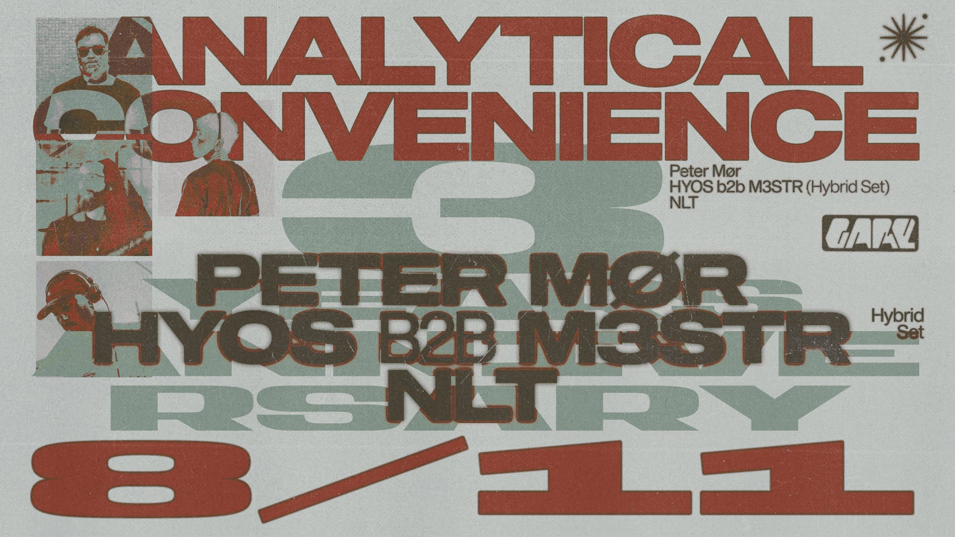 3y Of Analytical Convenience W/ M3str & Hyos, Nlt, Peter Mør Cover