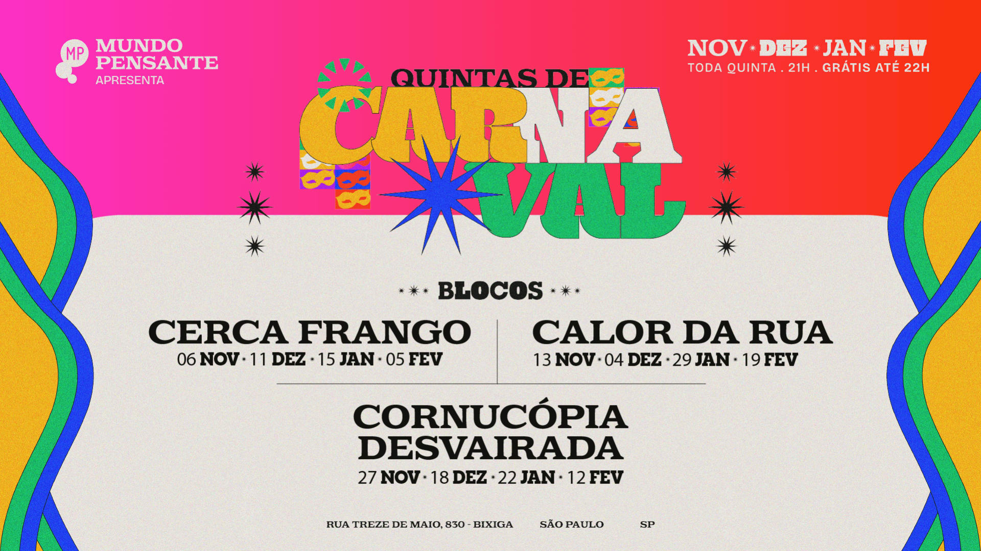 12/2 - Quintas De Carnaval | Cornucópia Desvairada No Mp Cover