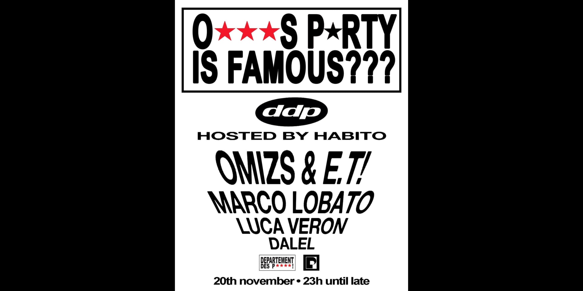 Omizs Party Cover