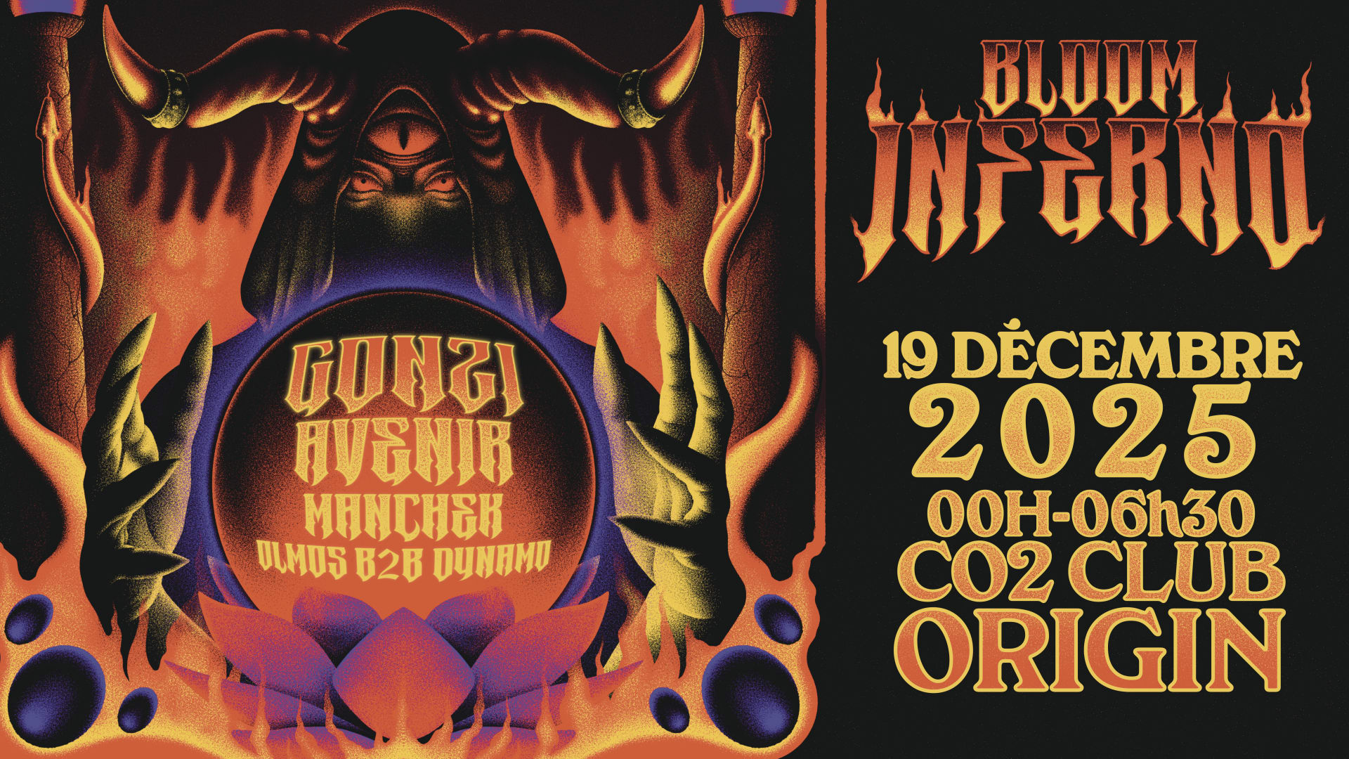Bloom Inferno - Gonzi, Avenir, Manchek, Olmos B2b Dynamo Cover