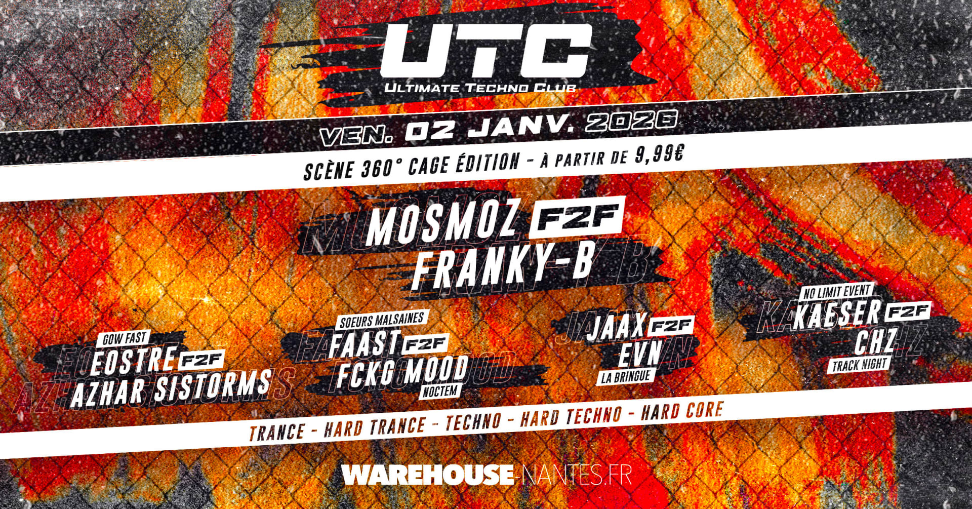 Ultimate Techno Club W/ Mosmoz, Franky B And More ! Cover