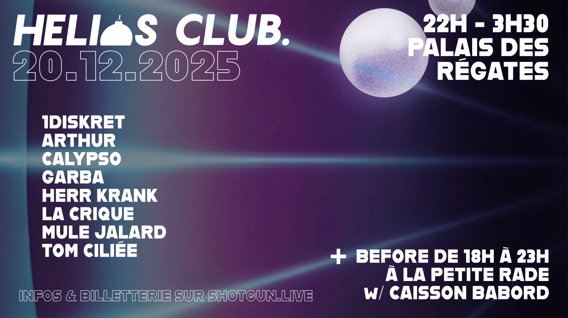Helios Club. W/ Full Crew !! Cover