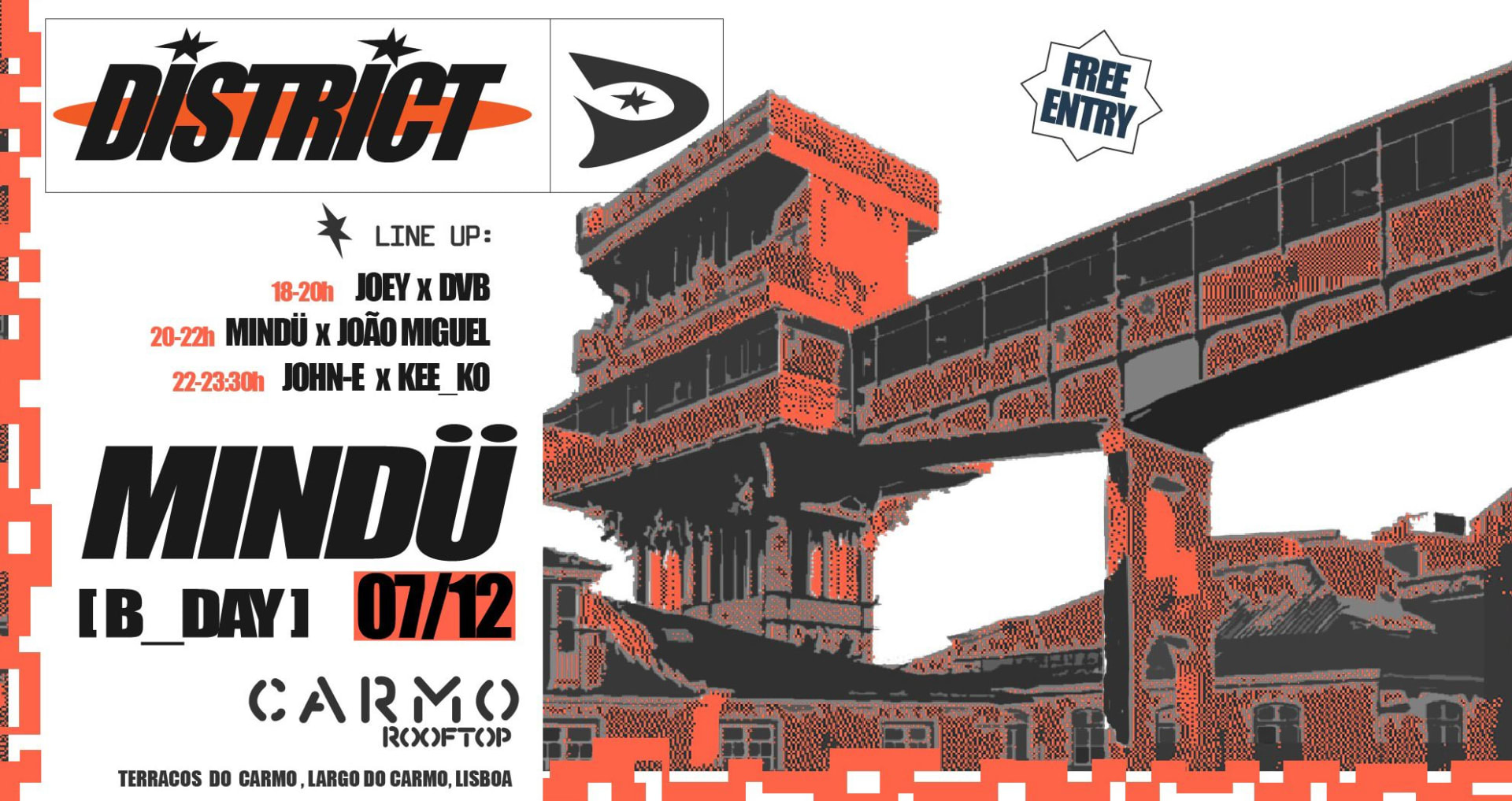District X Carmo / Holiday Eve Cover
