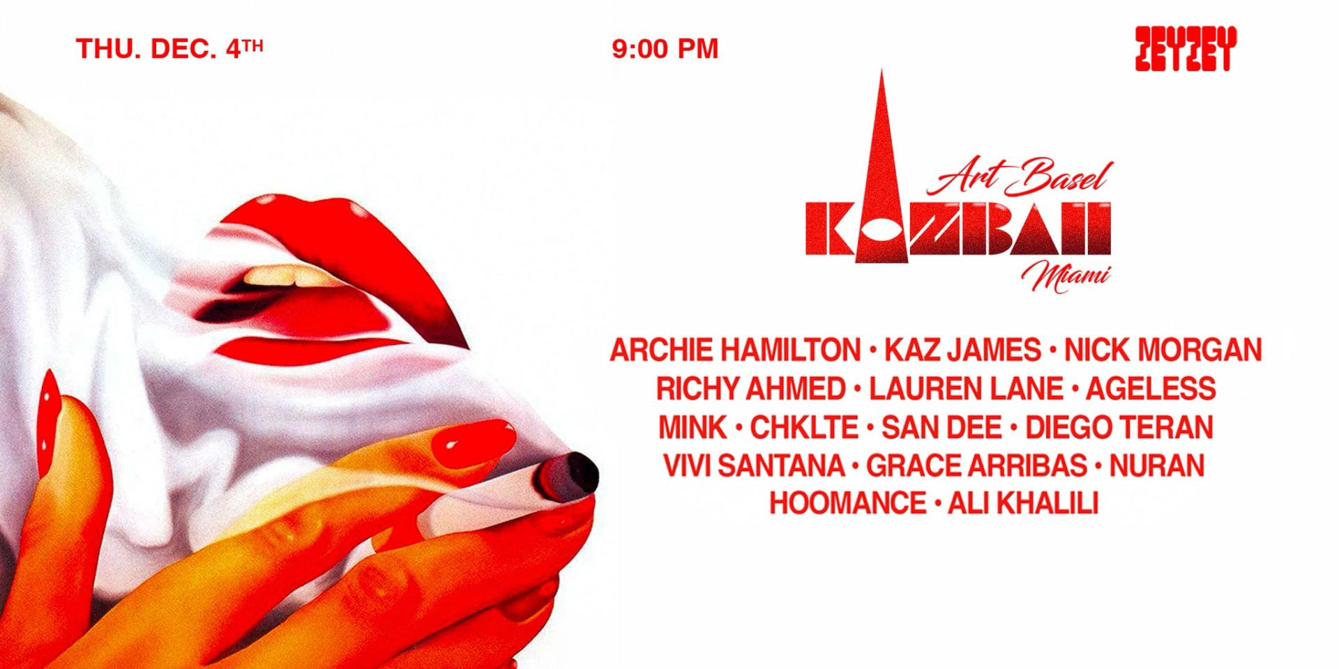 Kazbah Ft. Archie Hamilton, Kaz James, Richy Ahmed & More! Cover