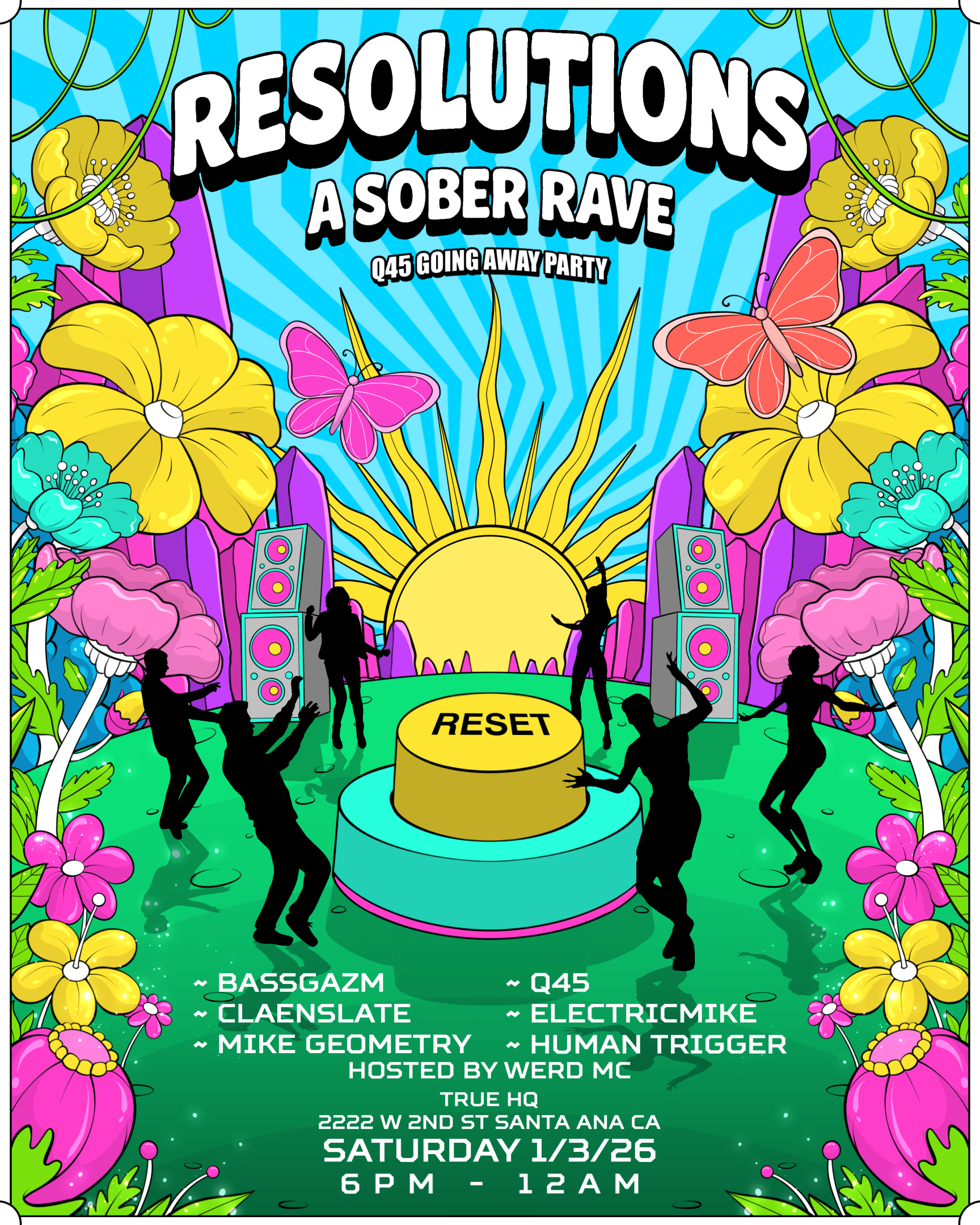 Resolutions: A Sober Rave Cover
