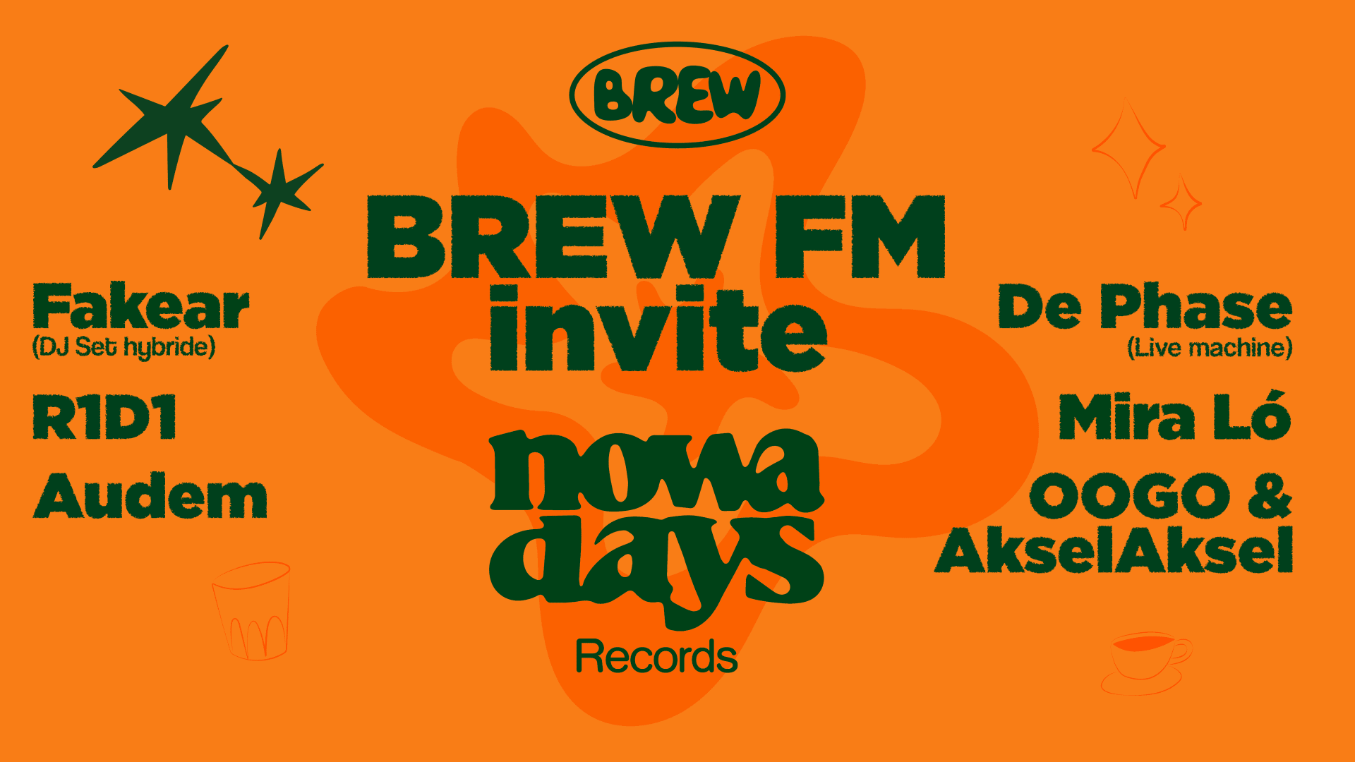 Brew Fm Invite Nowadays Records Cover