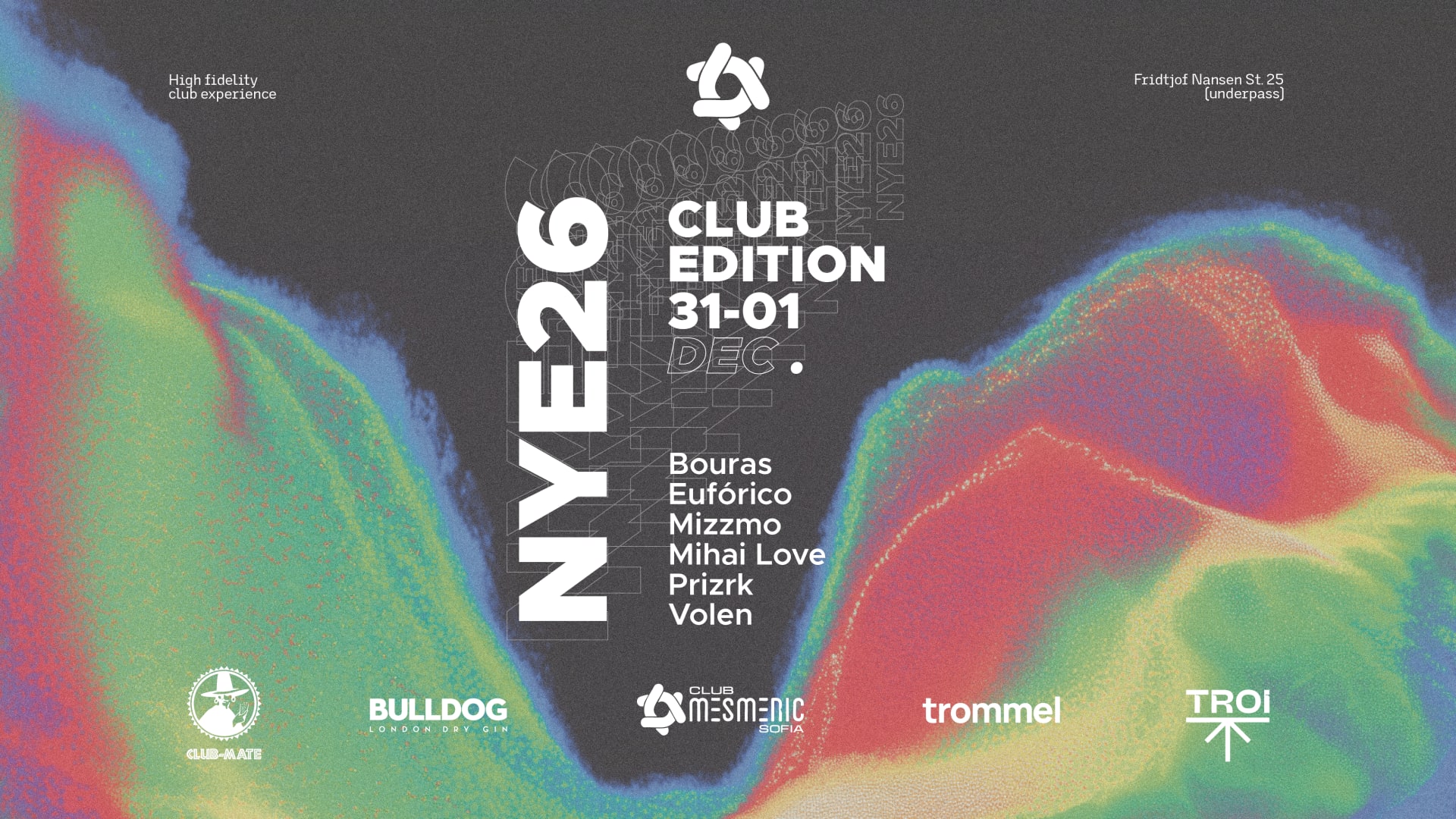 Nye26 At Club Mesmeric Cover