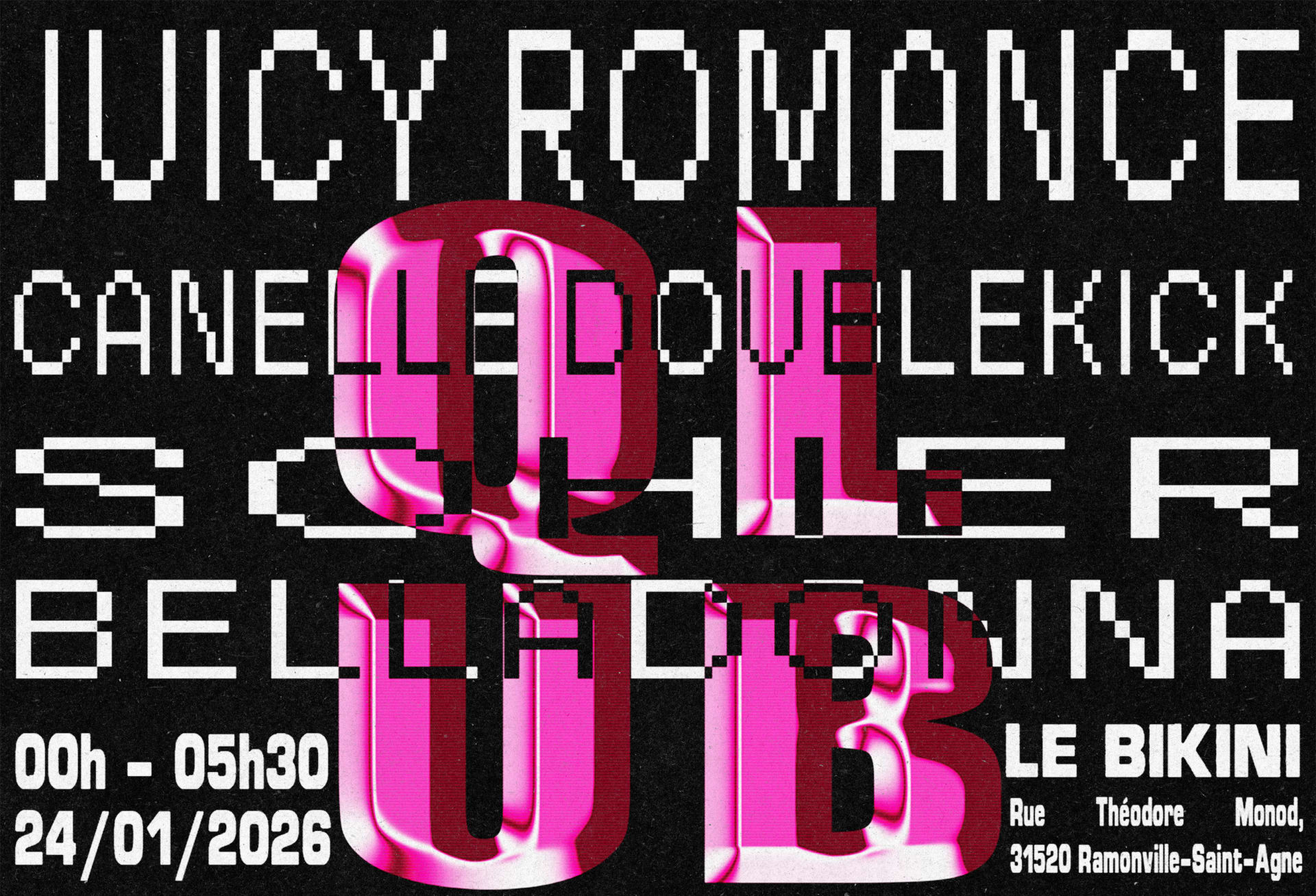 La Qlub-Juicy Romance/Canelle Doublekick/Sohier/Belladonna Cover